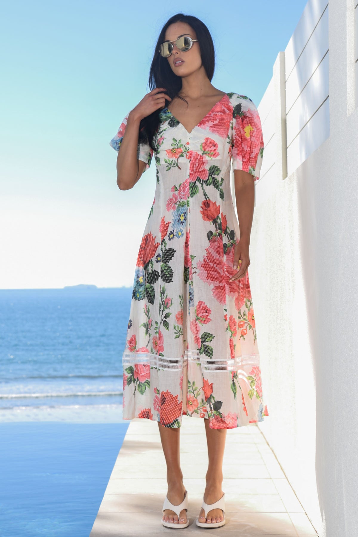 GATHER AROUND GIRLS DRESS
