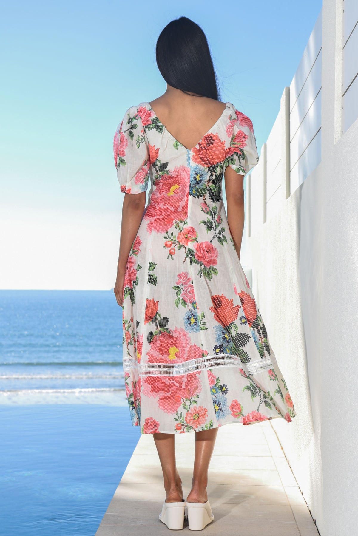 GATHER AROUND GIRLS DRESS