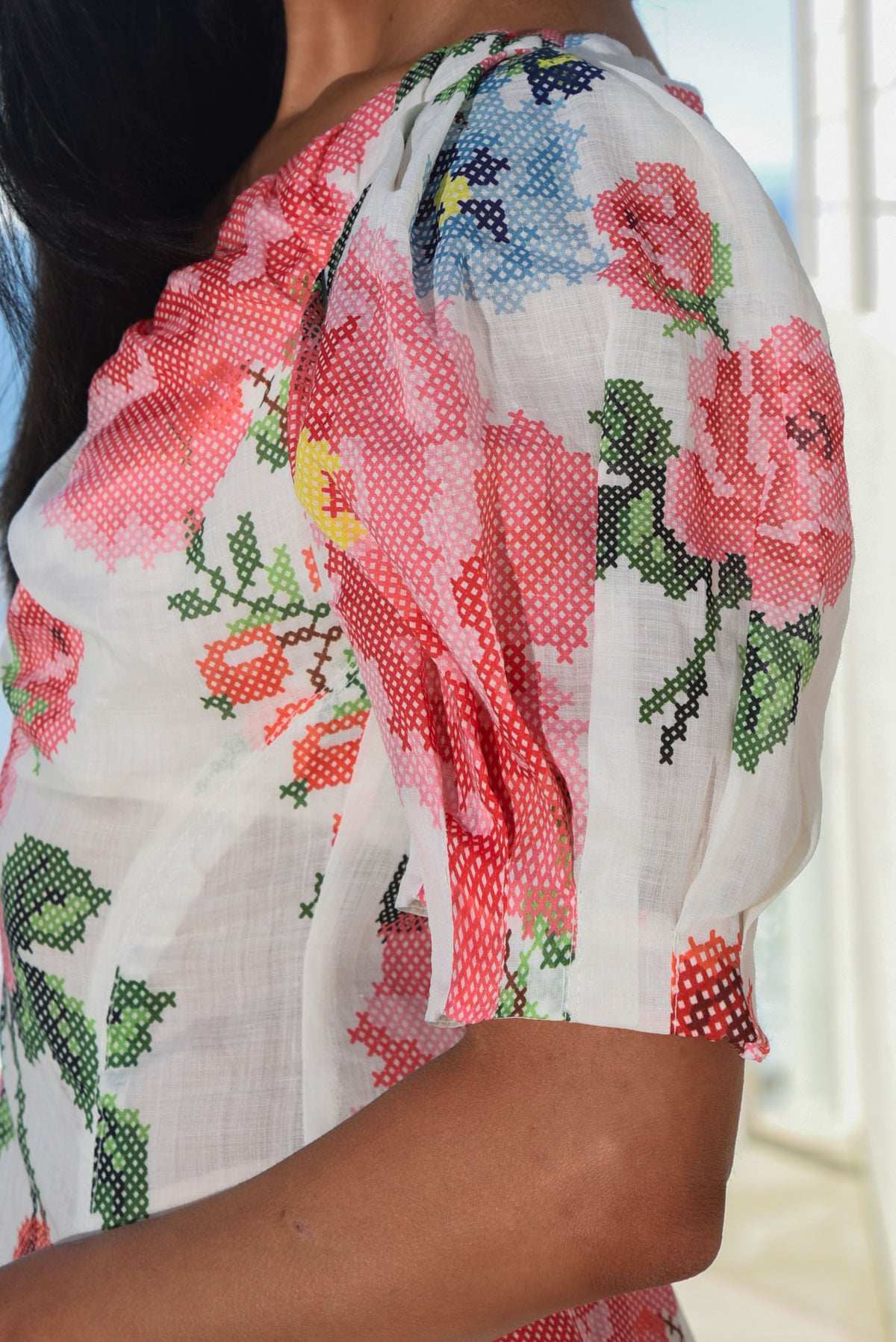 GATHER AROUND GIRLS DRESS