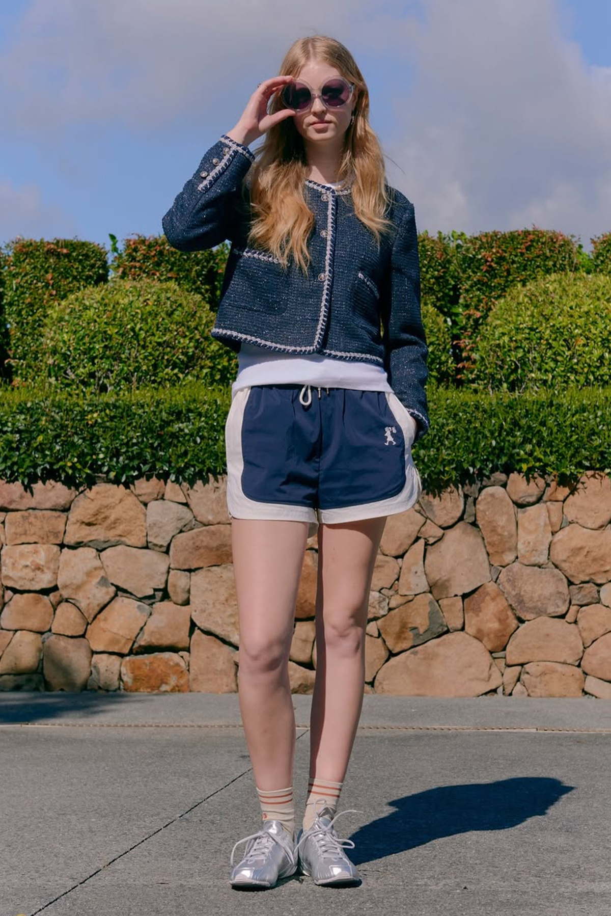 CROPPED BOUCLE JACKET