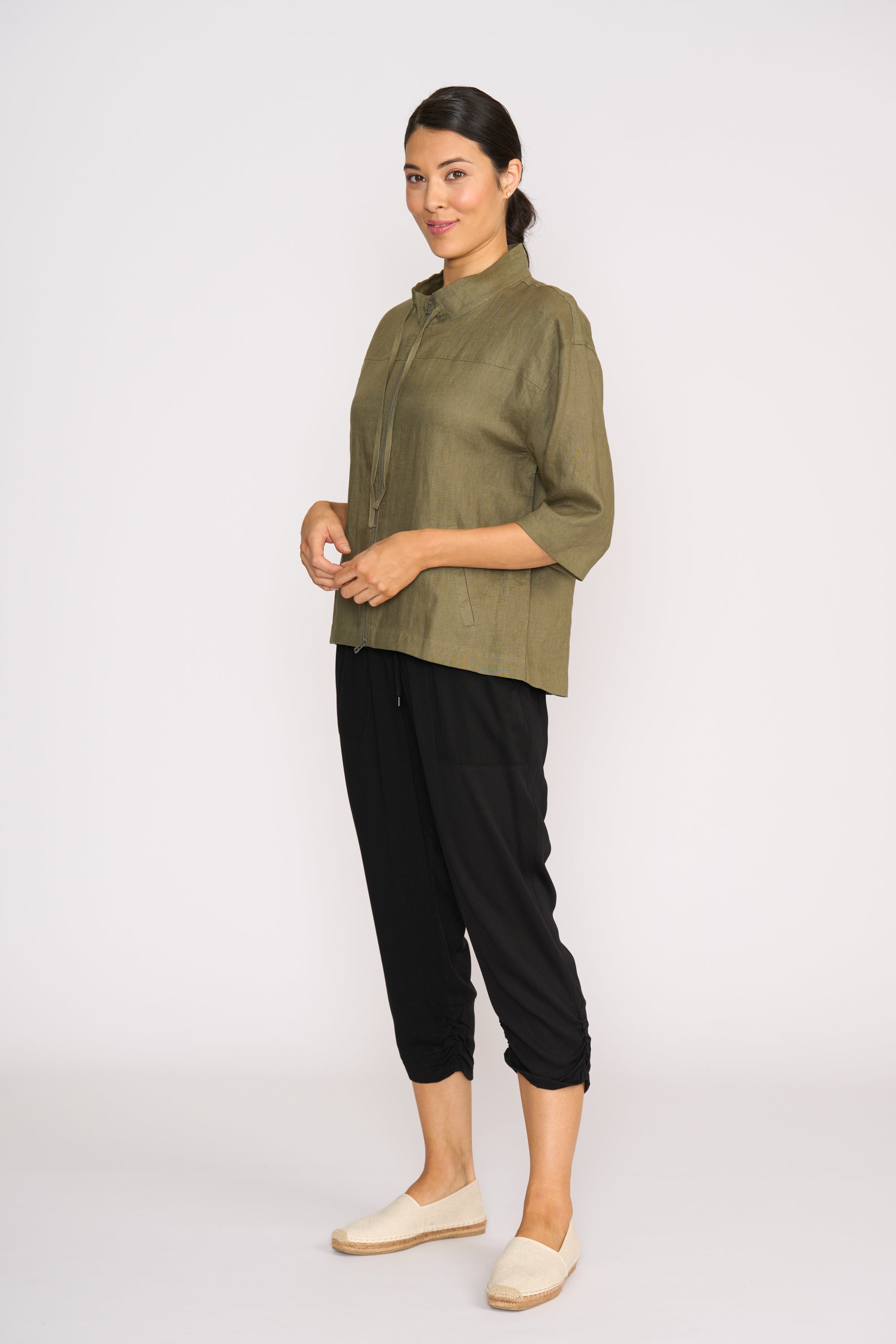 DRAPED CUFF PANT
