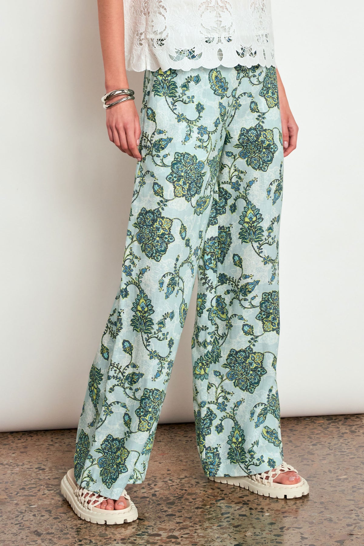 ZOE KRATZMANN PHASE PANT FERN PAISLEY