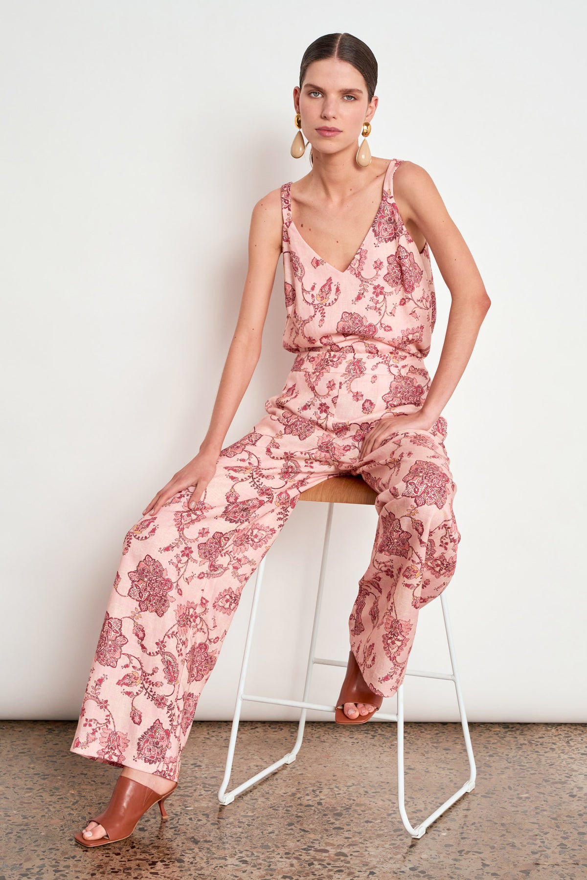 ZOE KRATZMANN TIDAL TOP PEONY PAISLEY