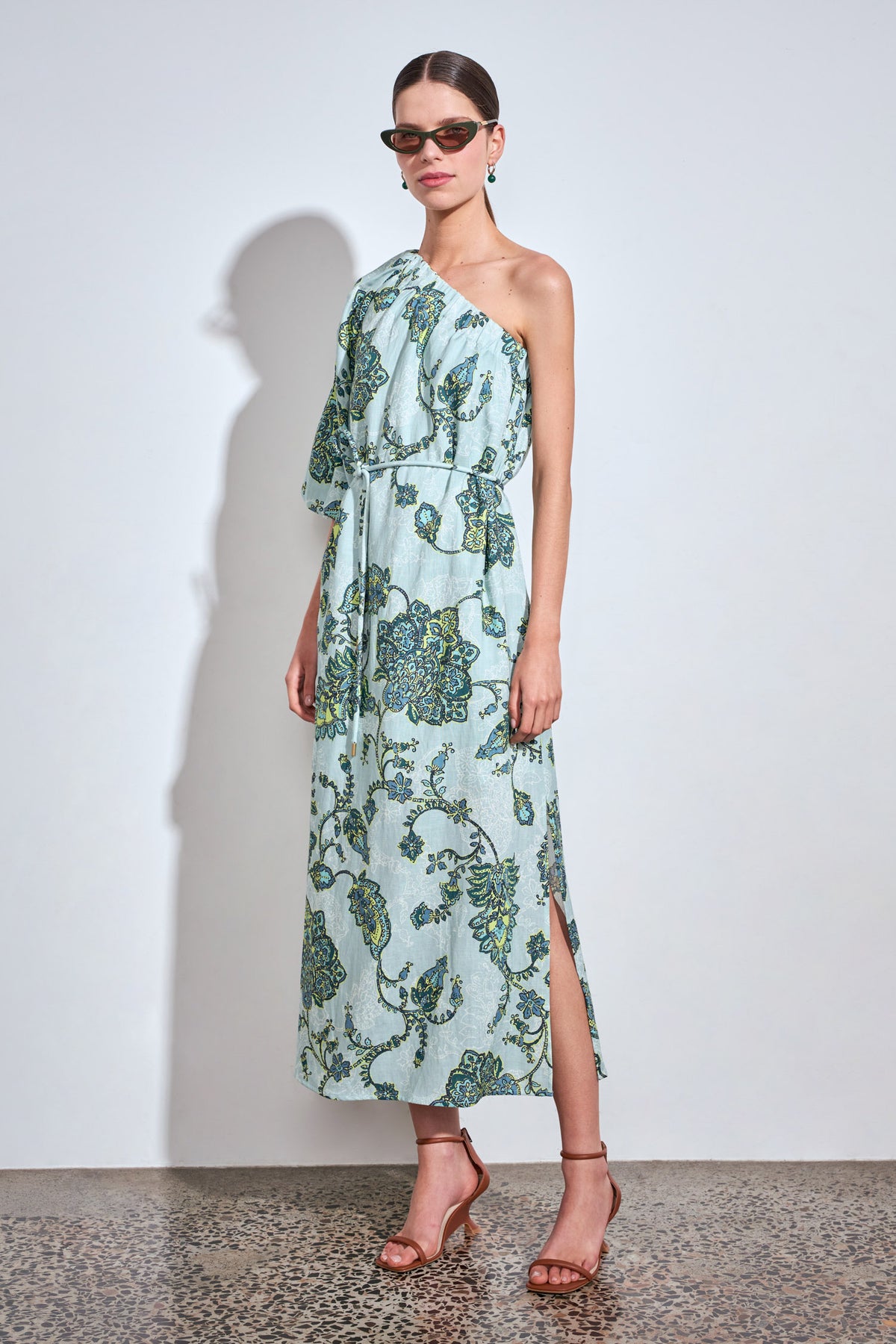 ZOE KRATZMANN SILHOUETTE DRESS FERN PAISLEY