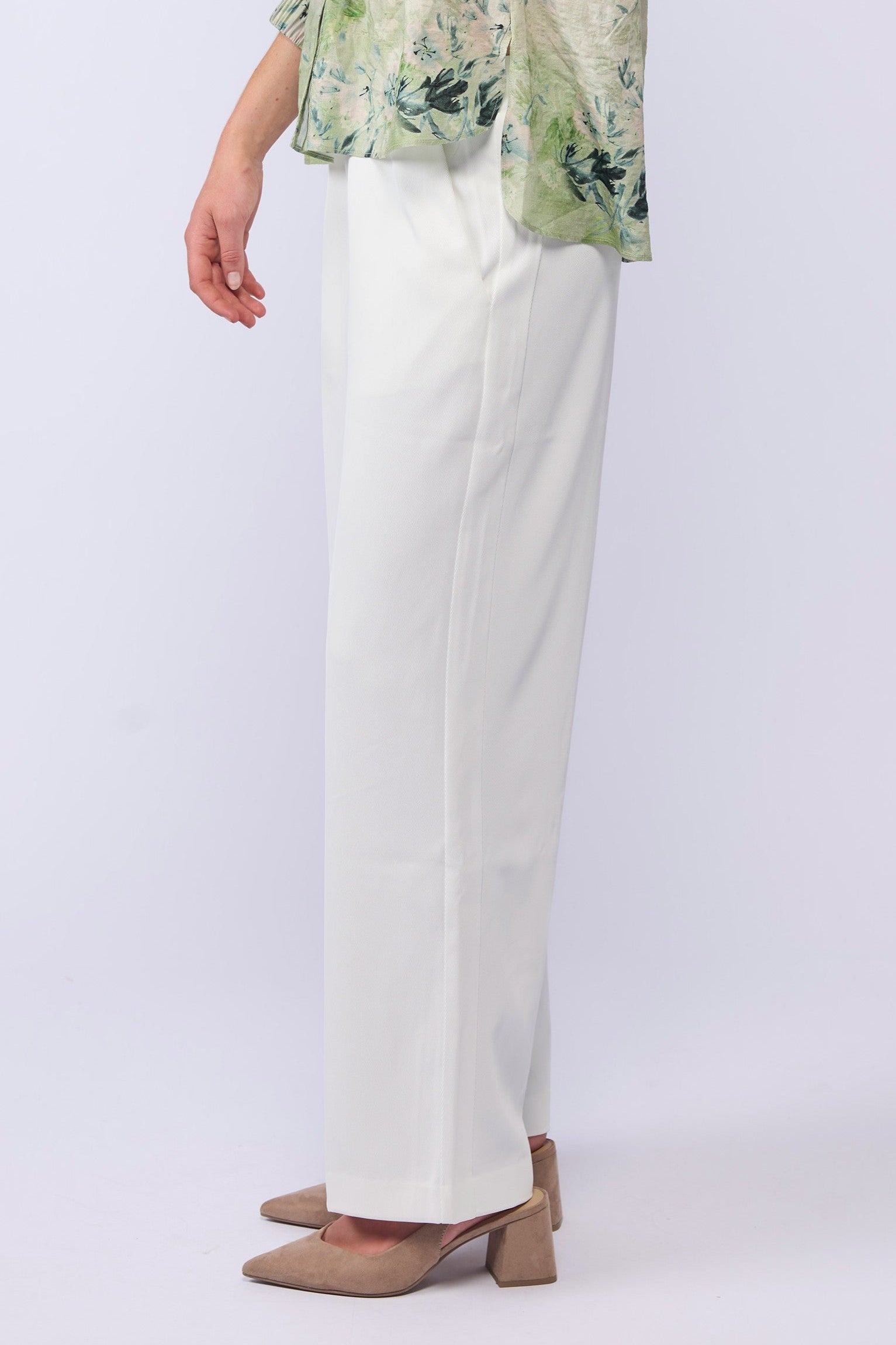 DRAMA LAKE PANT WHITE PANT WIDE LEG PANT TROUSER DRAWSTRING EVERYDAY DAY EVENING PANT ELASTIC WAISTBAND