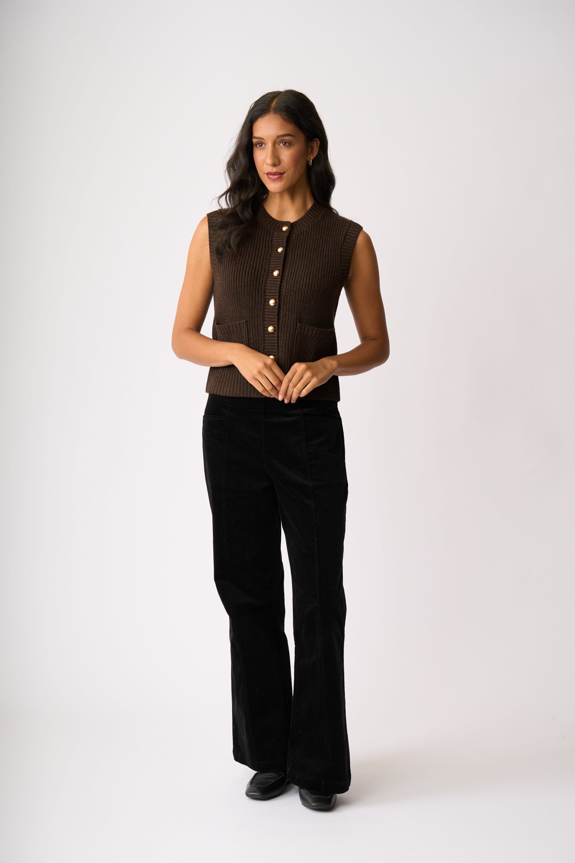 CABLE KNIT DETAIL CARDIGAN