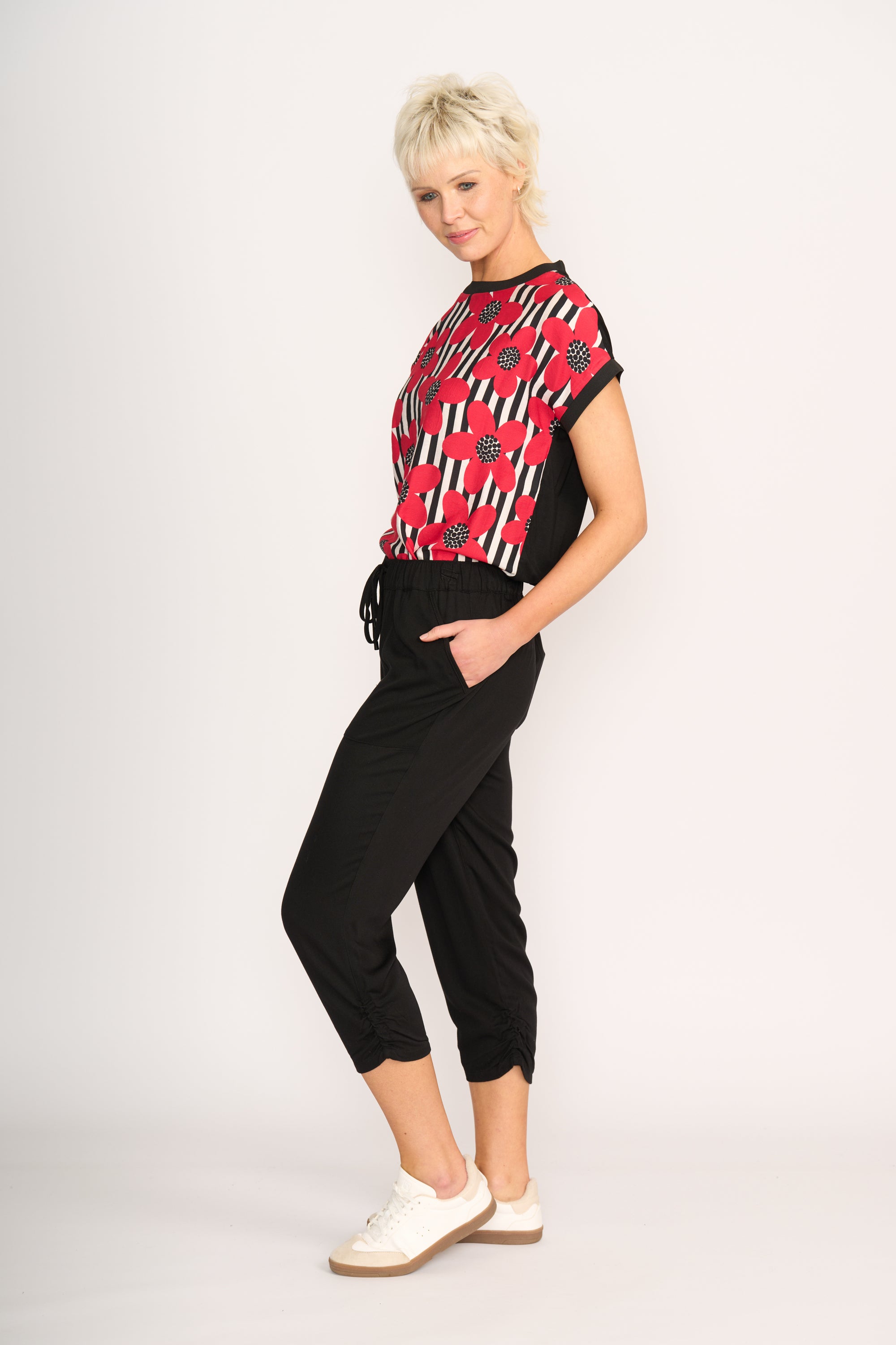 DRAPED CUFF PANT