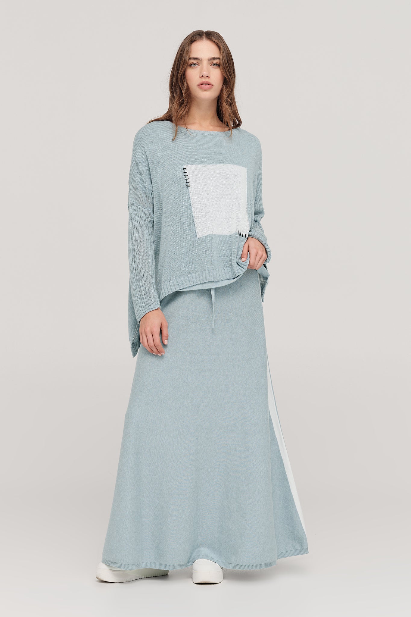 SQUARED LUCENT SWEATER