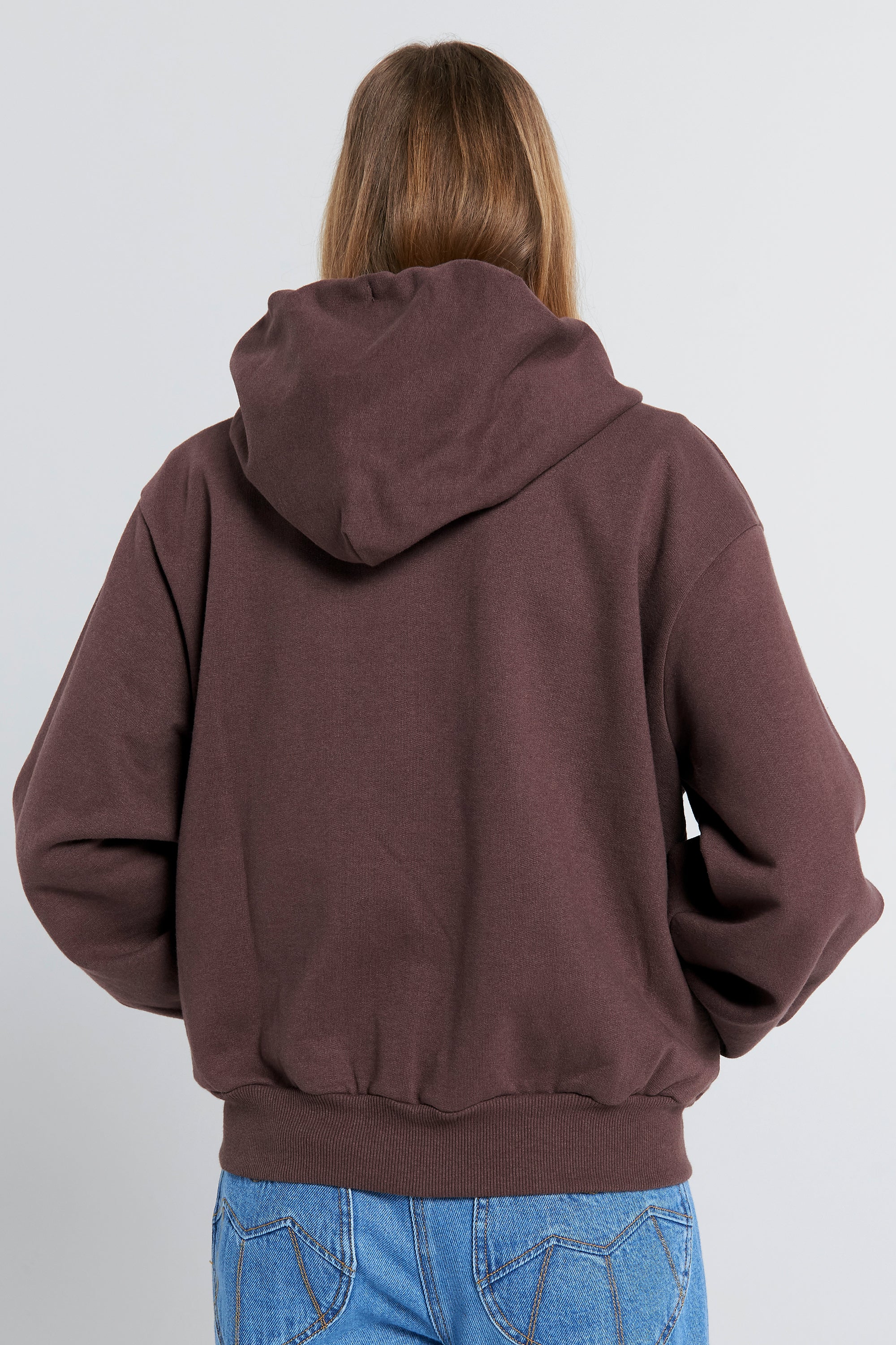 RUNAWAY GIRL CROPPED OVERSIZE HOODIE