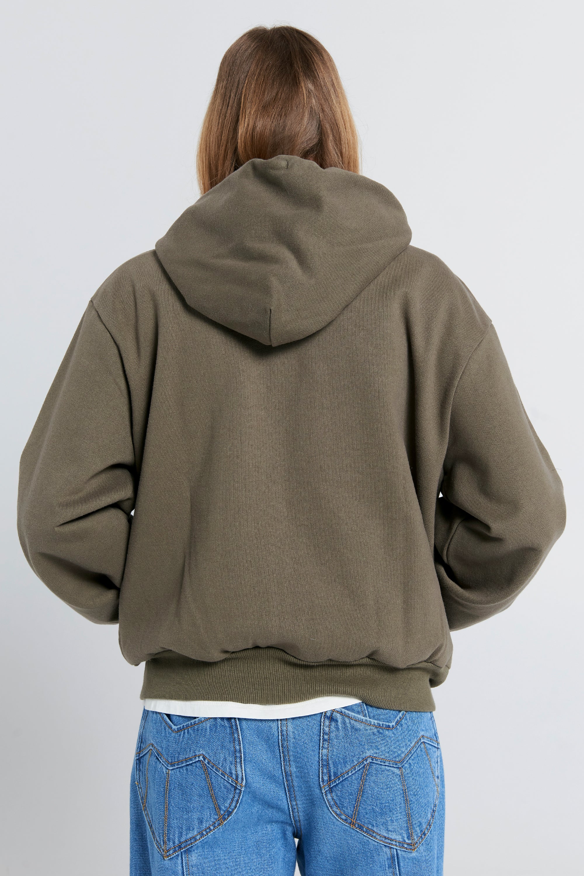 RUNAWAY GIRL CROPPED OVERSIZE HOODIE