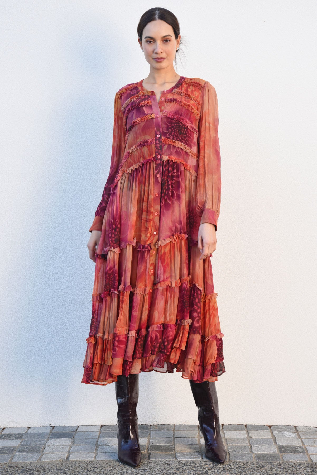 AFTER FLOWERS DRESS