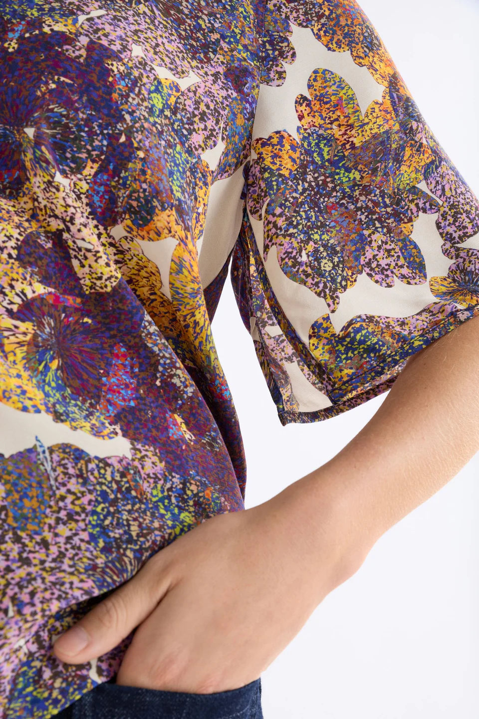 ELK AUBE TOP LANTIS PRINT COLOURFUL PRINT TOP