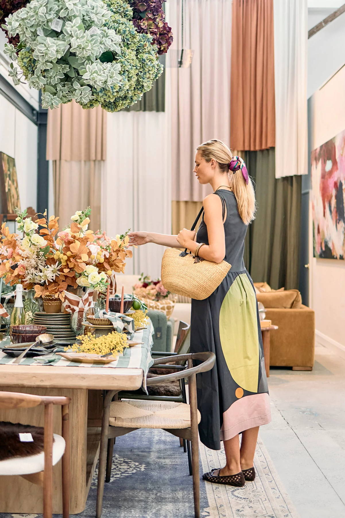 BELLE PRINT TANK DRESS