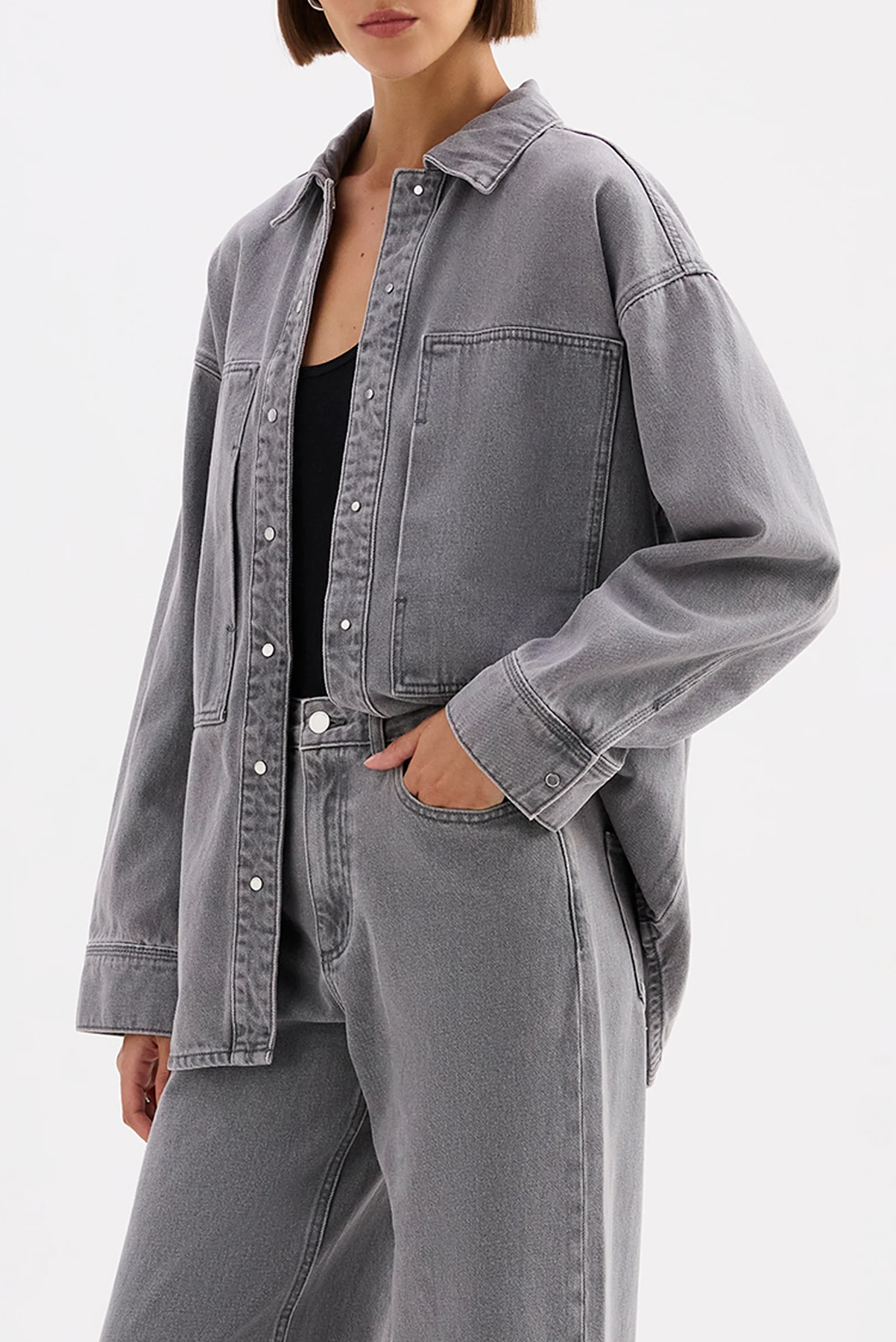 CALVI DENIM SHACKET