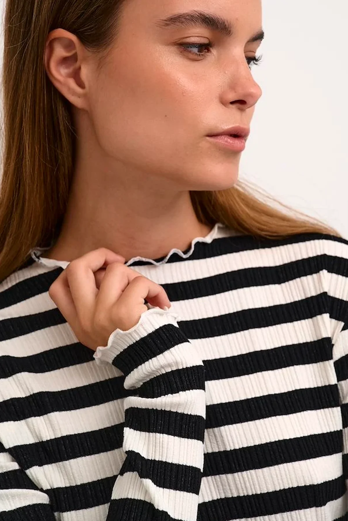 CANDACE BIG STRIPE TEE