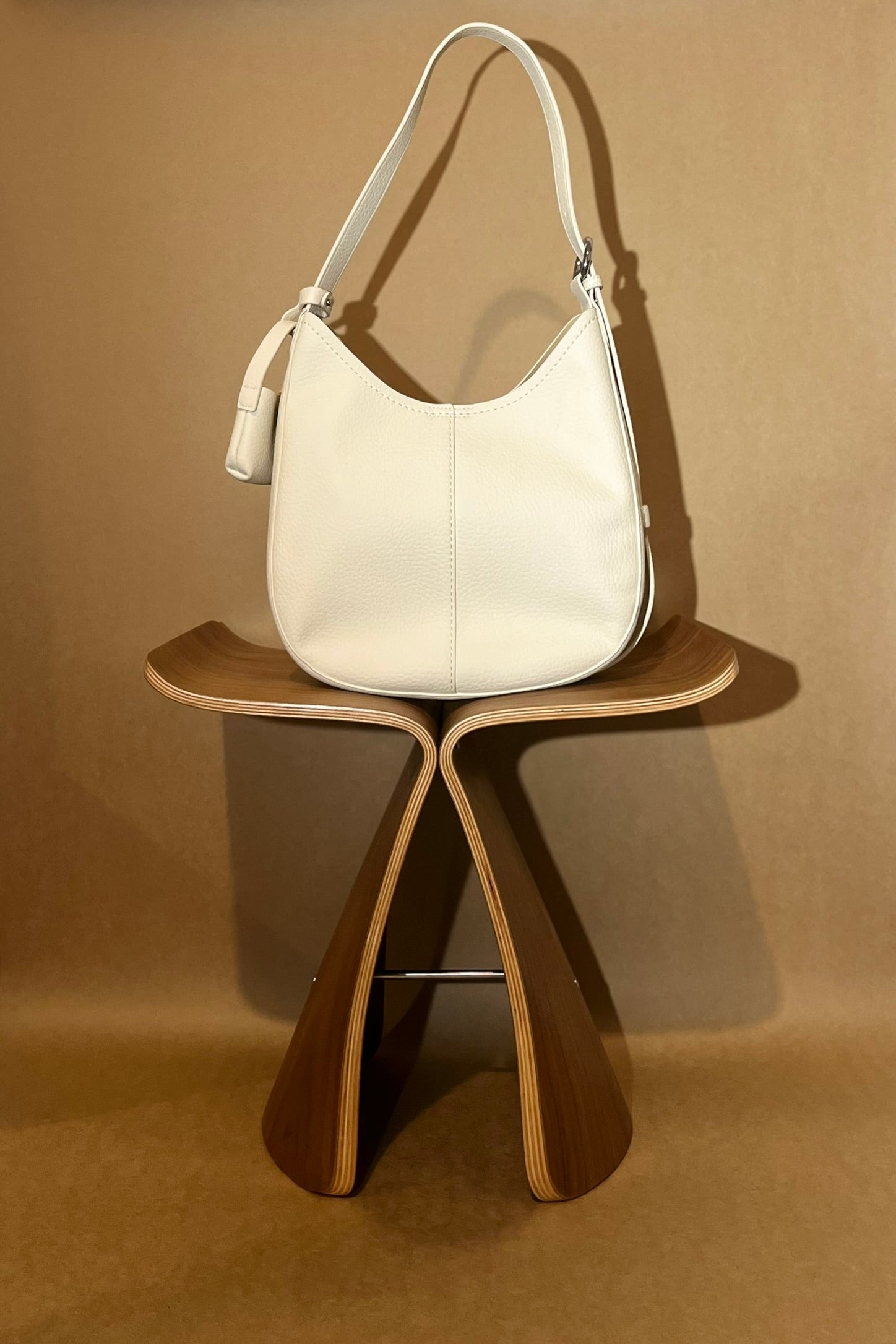 WENDYS BAGS LILLY BAGS CARLY BAG BROWN CHOCOLATE TAN BEIGE WHITE SHOULDER BAG MINI POUCH VEGAN LEATHER BAG