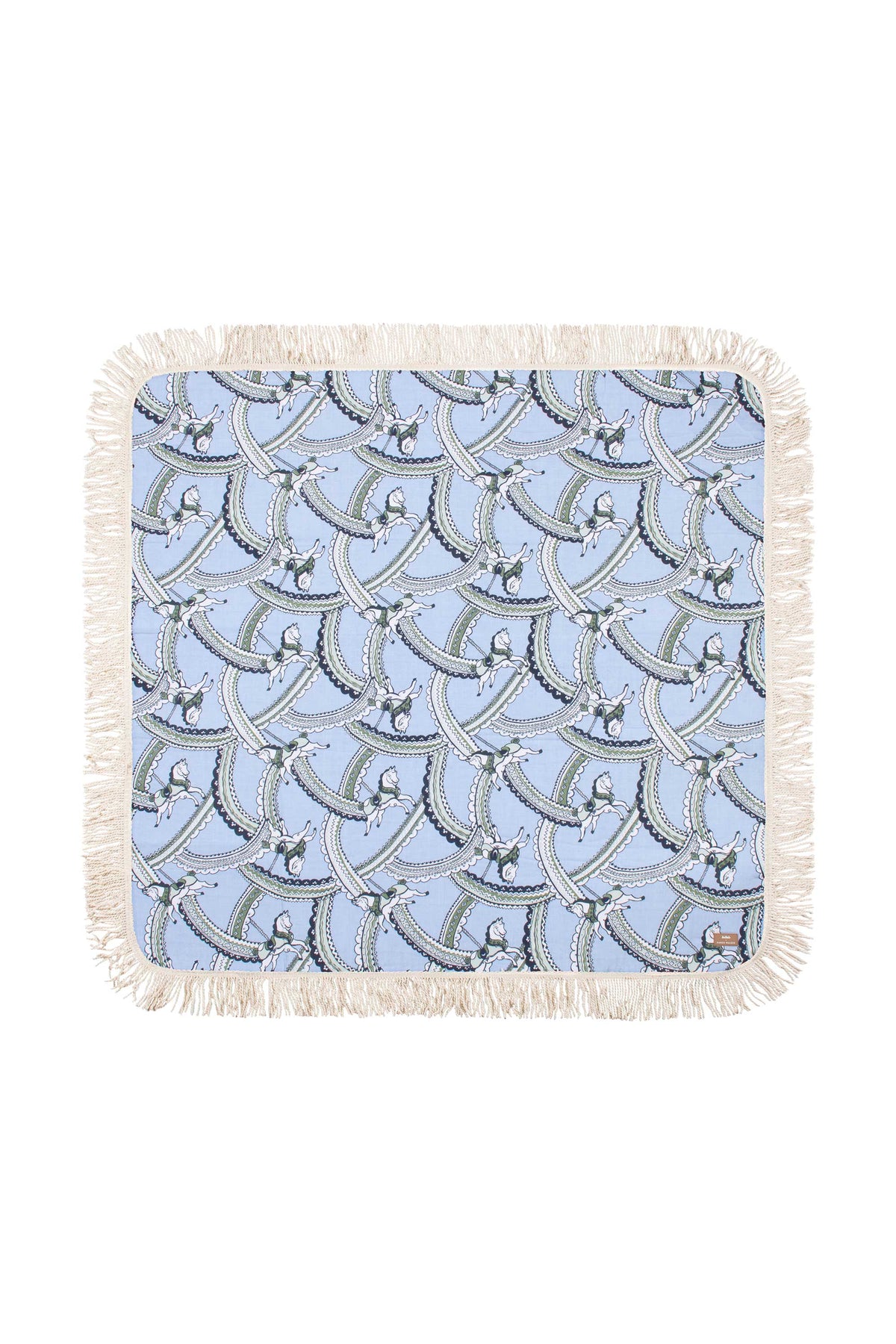 KOLLAB X KAREN WALKER FRINGED PICNIC MAT CAROUSEL