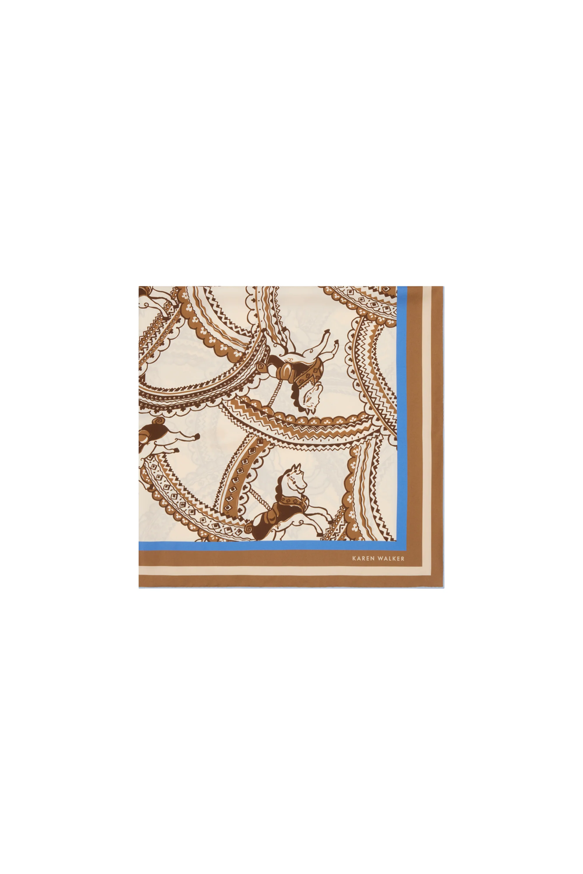 CAROUSEL CLASSIC SILK SCARF