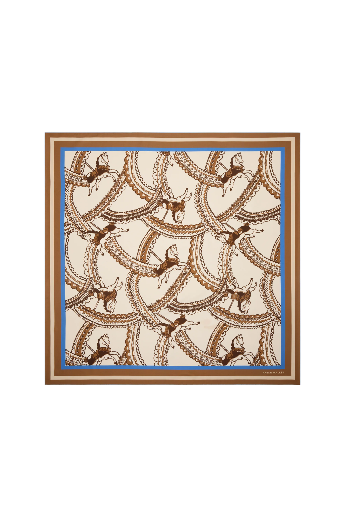 CAROUSEL CLASSIC SILK SCARF