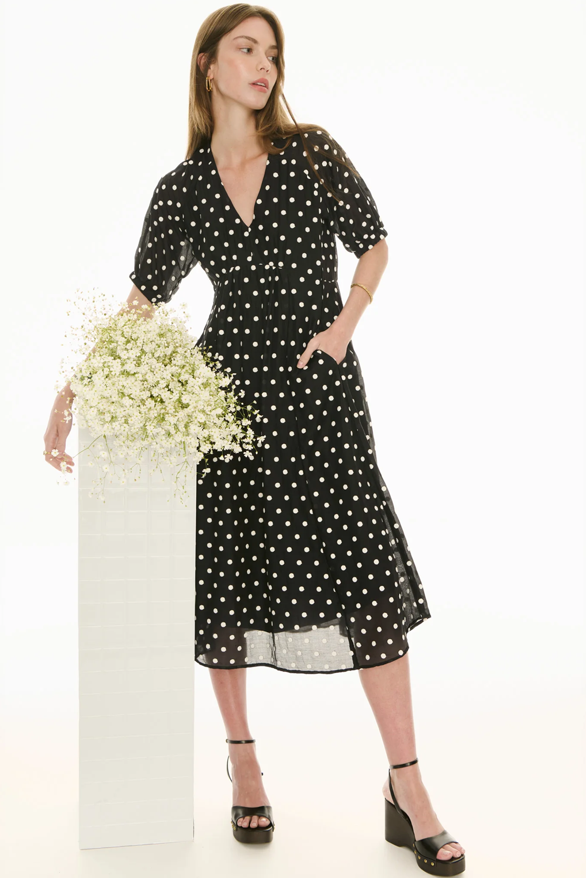 CLOVE DRESS EMBROIDERED