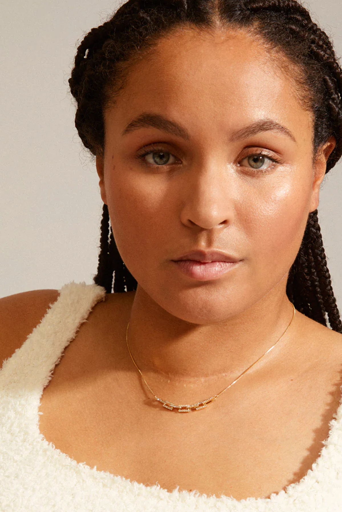 COBY RECYCLED CRYSTAL PENDANT NECKLACE