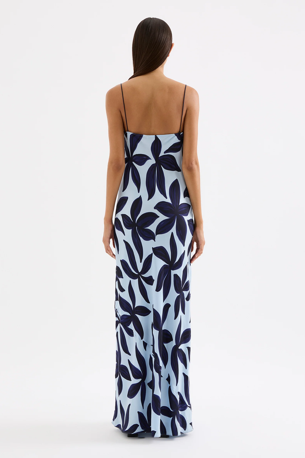 CORFU CUPRO SLIP DRESS