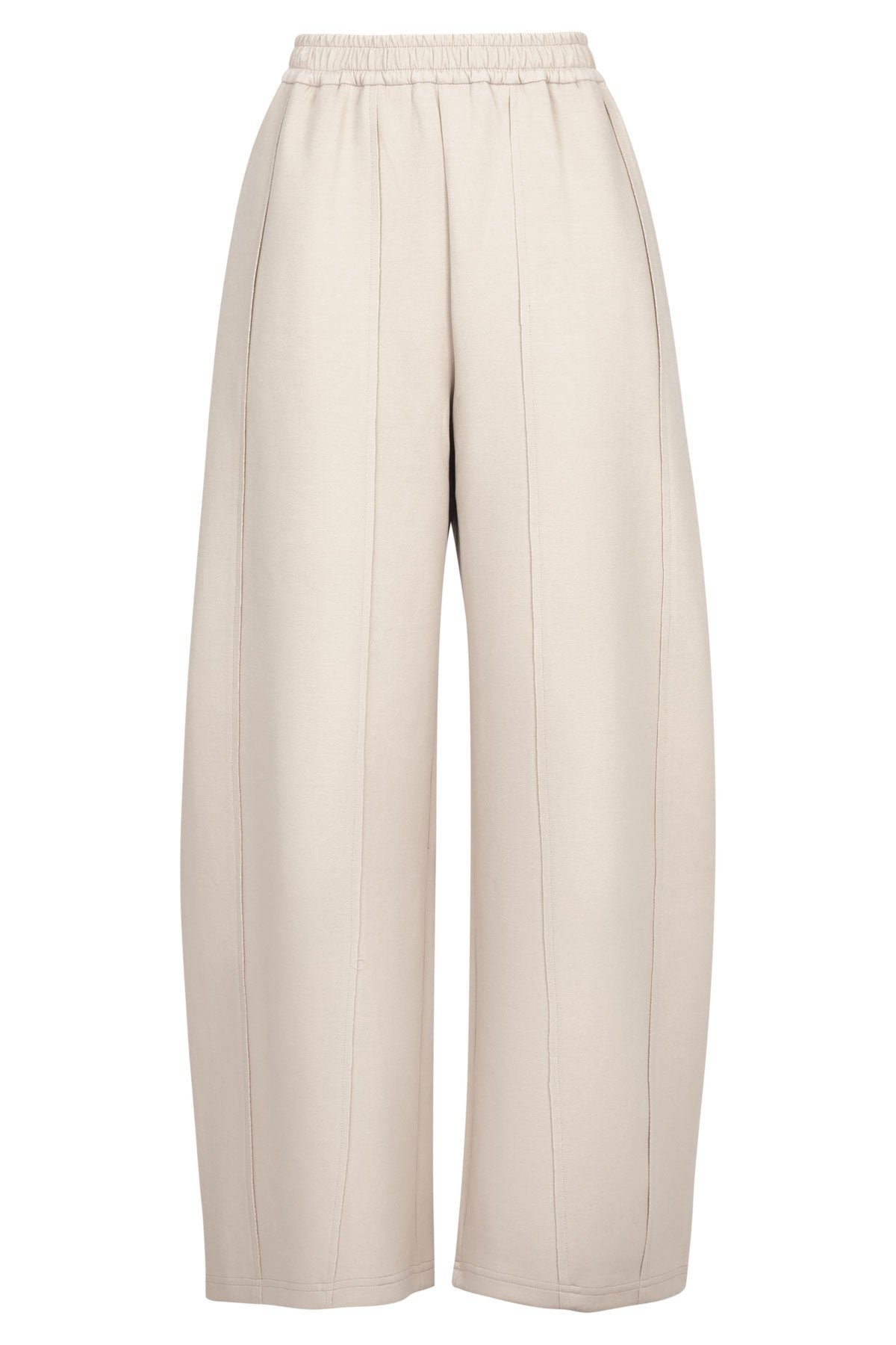 CURATE WALK YOU DOWN PANT COTTON POLYESTER ELASTANE BONE TROUSER
