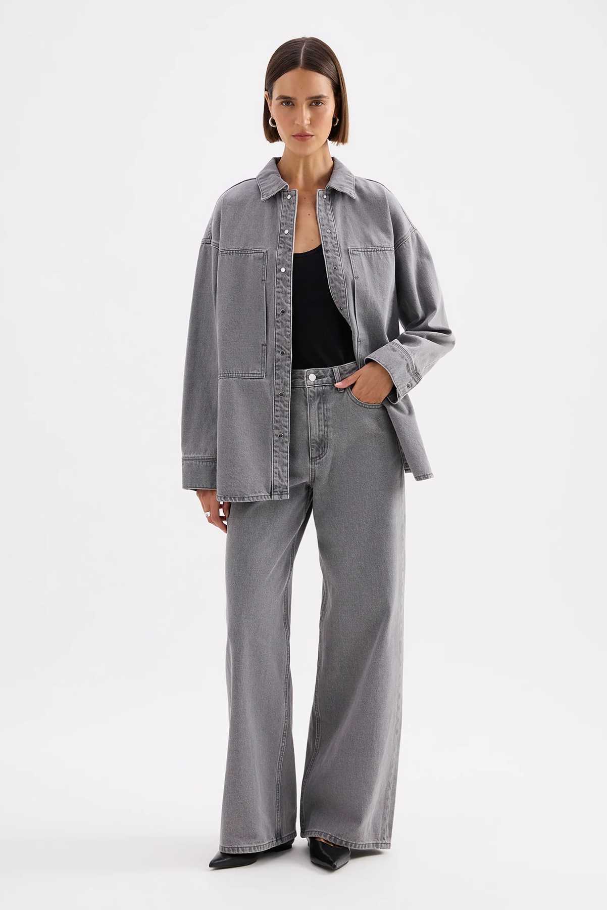 CALVI DENIM SHACKET