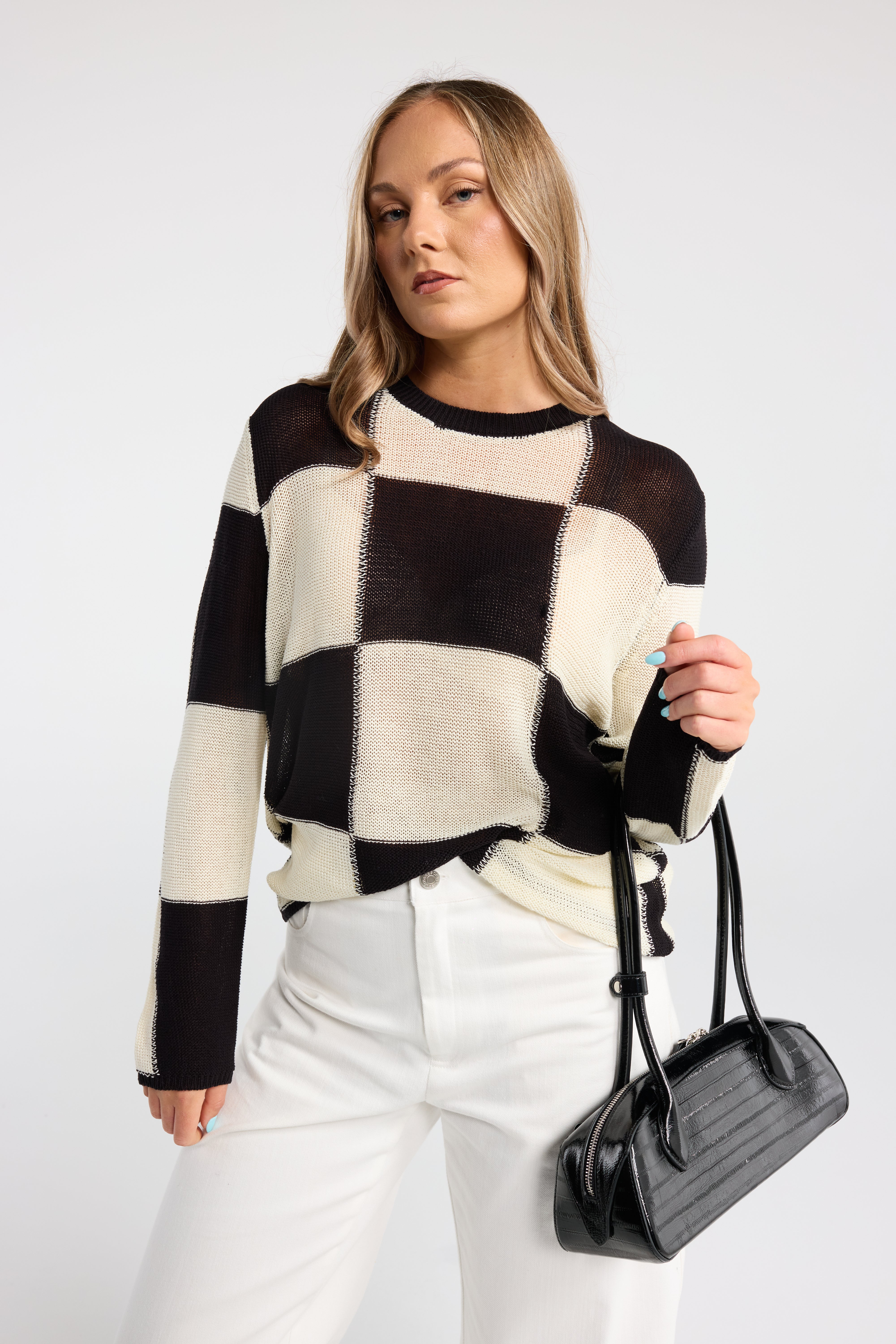 CHECKMATE SWEATER
