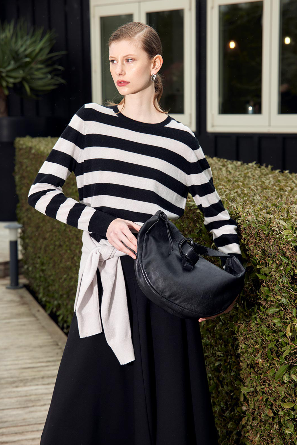 ELEANOR STRIPED CASHMERE SWEATER