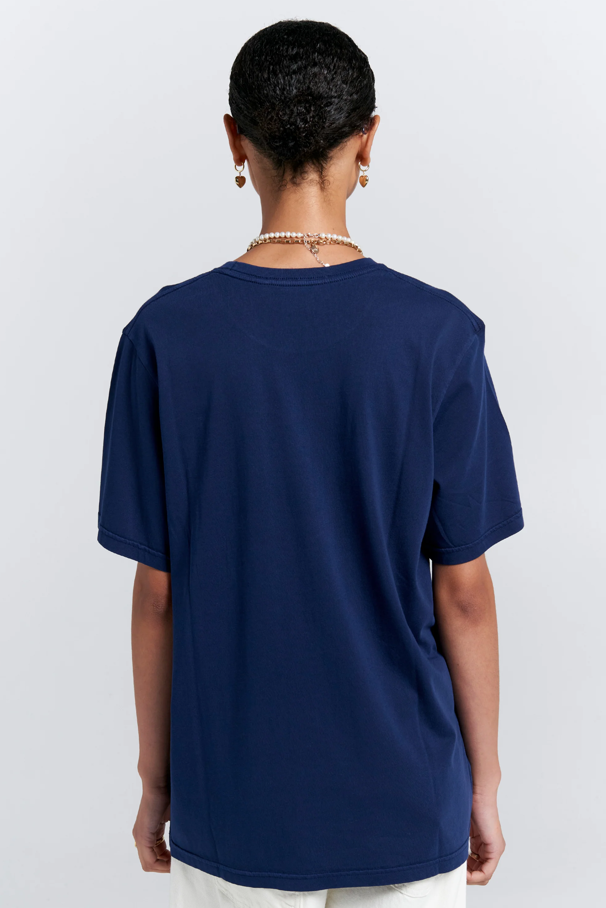 EMBROIDERED RUNAWAY GIRLORGANIC COTTON TSHIRT