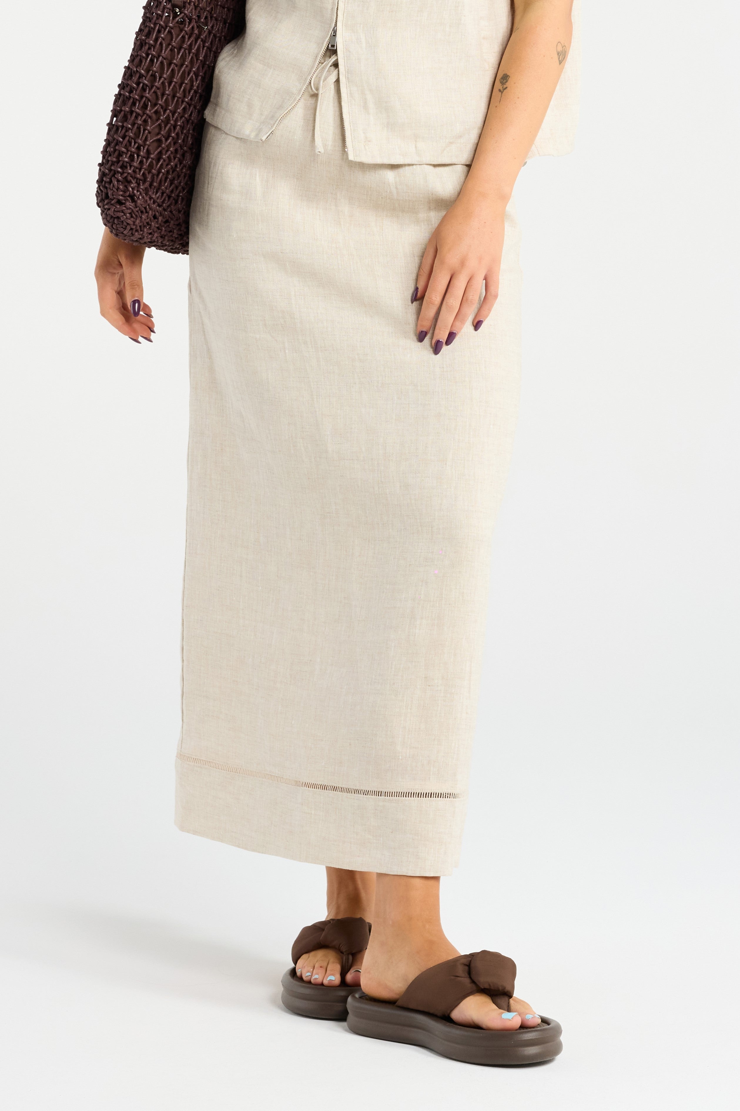 FAXLY LINEN SKIRT