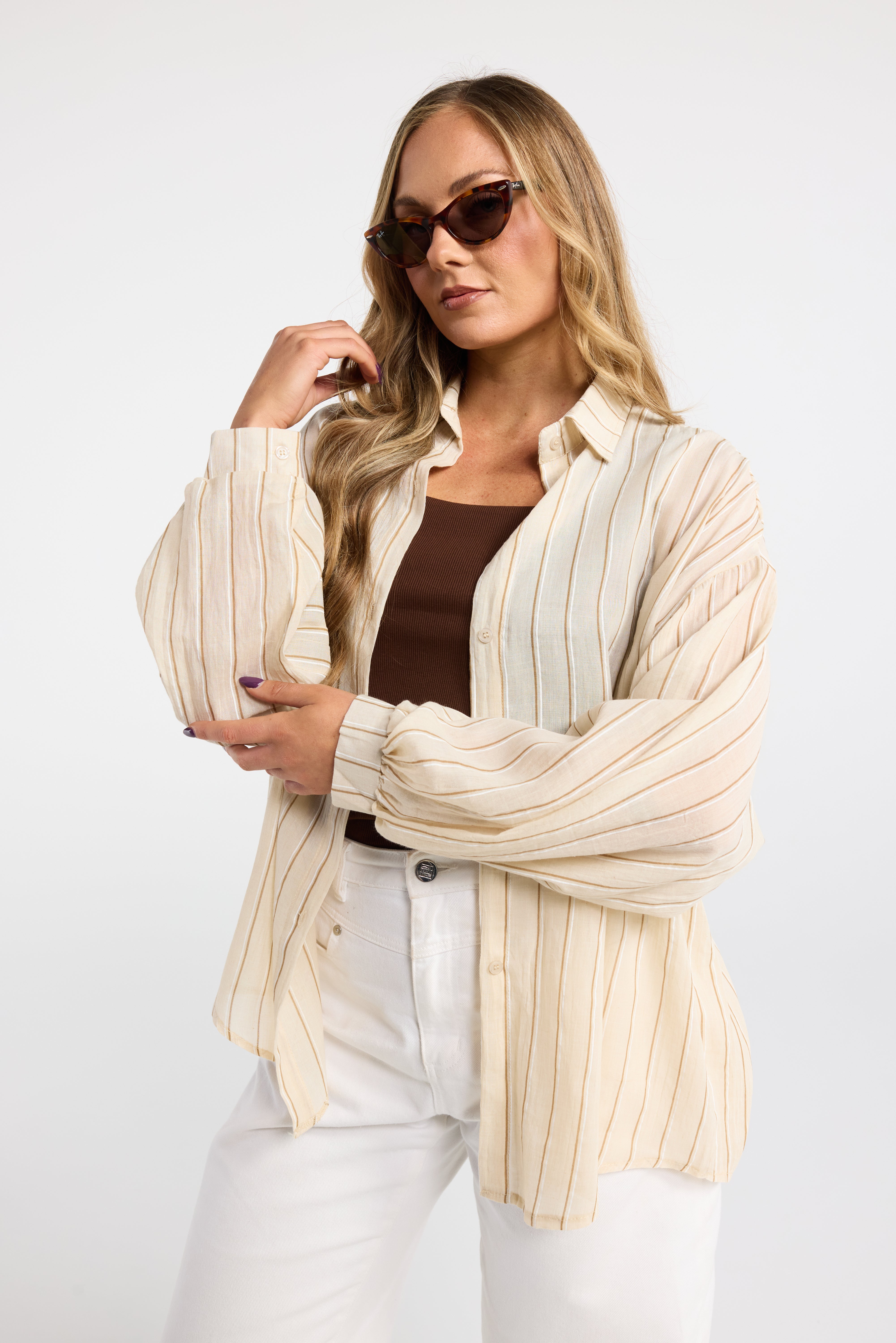 INK HARLOW SHIRT WOMENS STRIPED SHIRT LIGHTWEIGHT SHIRT RELAXED FIT SHIRT BUTTON DOWN SHIRT COLLARED SHIRT LONG SLEEVE SHIRT CASUAL SHIRT SUMMER SHIRT SPRING SHIRT LIGHTWEIGHT LAYERING SHIRT VERTICAL STRIPE SHIRT FASHION SHIRT EVERYDAY SHIRT SMART CASUAL SHIRT OVERSIZED SHIRT BREATHABLE SHIRT PASTEL SHIRT PINK STRIPED SHIRT BLUE STRIPED SHIRT GREEN STRIPED SHIRT CREAM STRIPED SHIRT LILAC STRIPED SHIRT WOMENS FASHION CLOTHING STYLISH SHIRT VERSATILE SHIRT HOLIDAY SHIRT RESORT WEAR POLYESTER SHIRT LINEN LOOK