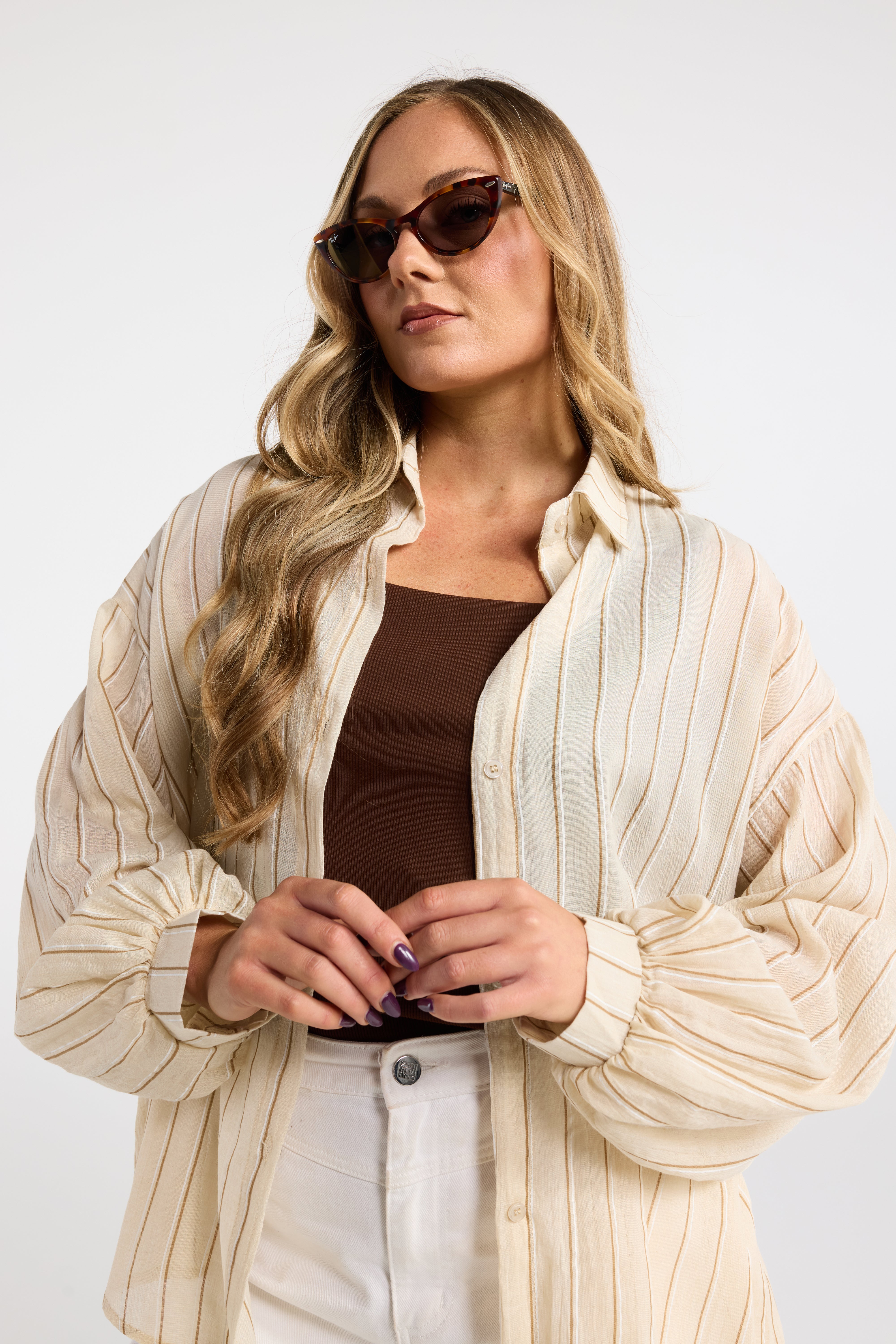INK HARLOW SHIRT WOMENS STRIPED SHIRT LIGHTWEIGHT SHIRT RELAXED FIT SHIRT BUTTON DOWN SHIRT COLLARED SHIRT LONG SLEEVE SHIRT CASUAL SHIRT SUMMER SHIRT SPRING SHIRT LIGHTWEIGHT LAYERING SHIRT VERTICAL STRIPE SHIRT FASHION SHIRT EVERYDAY SHIRT SMART CASUAL SHIRT OVERSIZED SHIRT BREATHABLE SHIRT PASTEL SHIRT PINK STRIPED SHIRT BLUE STRIPED SHIRT GREEN STRIPED SHIRT CREAM STRIPED SHIRT LILAC STRIPED SHIRT WOMENS FASHION CLOTHING STYLISH SHIRT VERSATILE SHIRT HOLIDAY SHIRT RESORT WEAR POLYESTER SHIRT LINEN LOOK