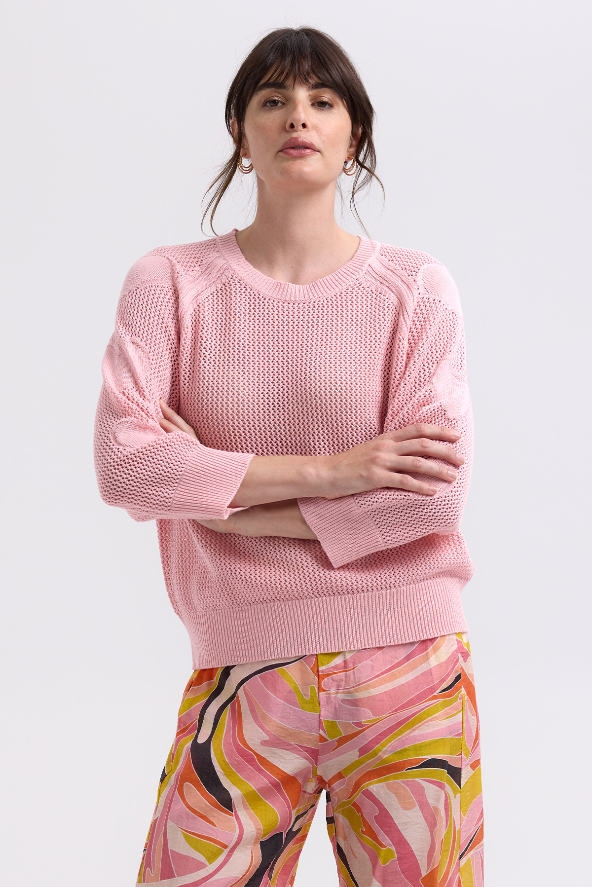 HEARTS ON MY SLEEVE SWEATER