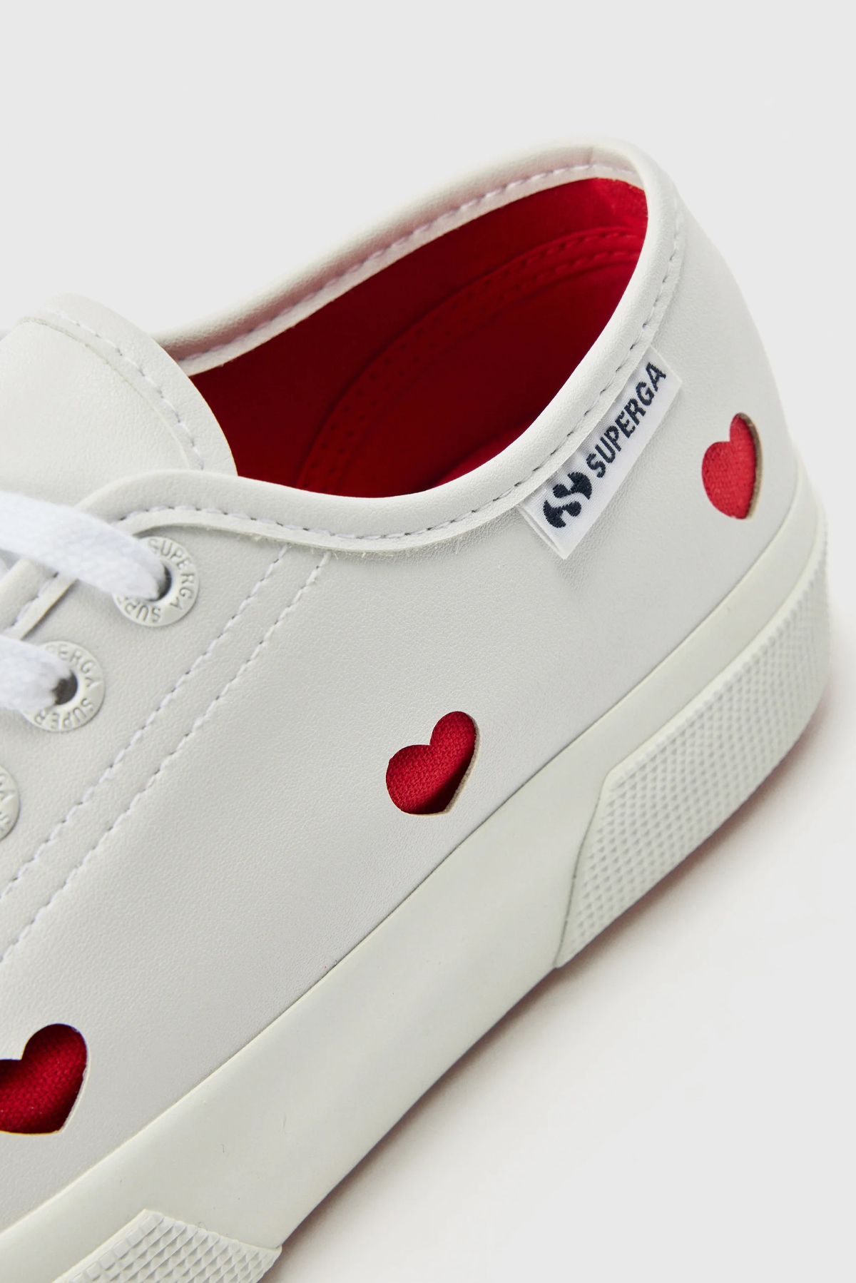 CUT OUT HEARTS VEGAN LEATHER