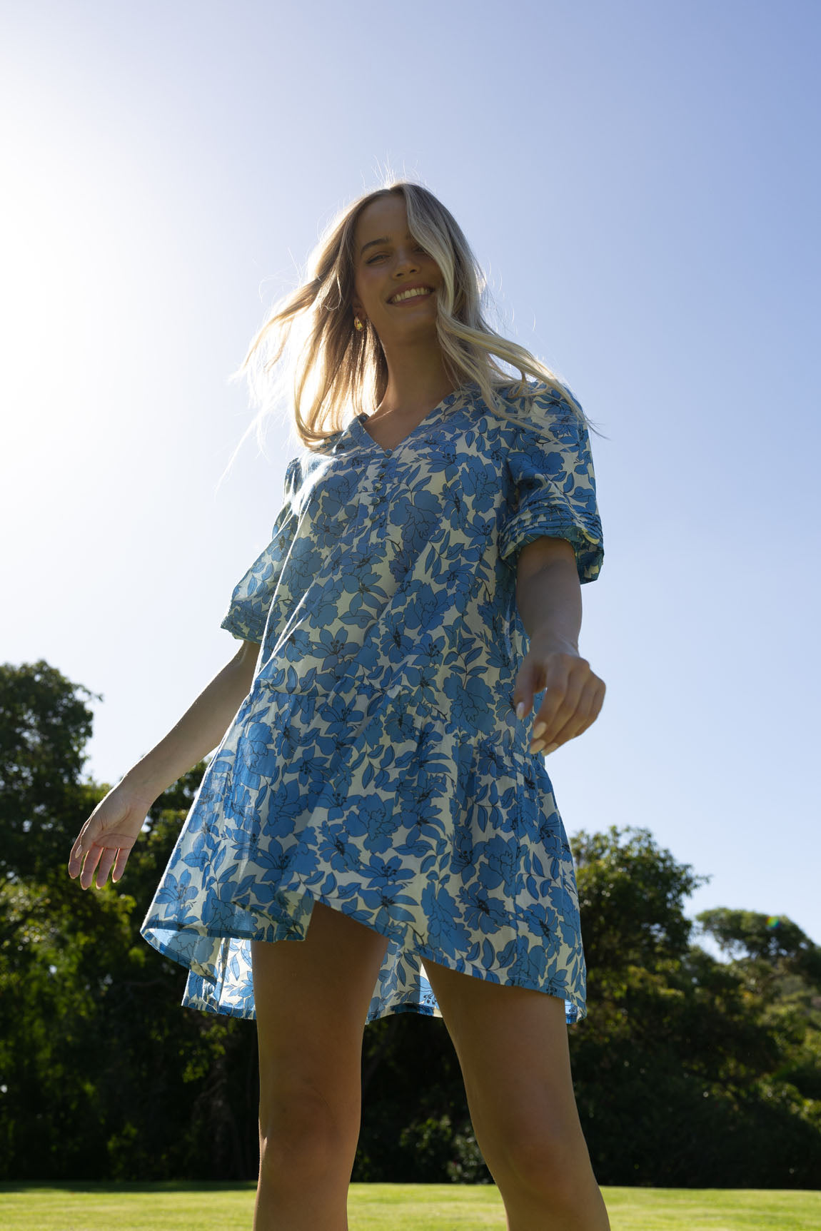 FLEUR SMOCK DRESS