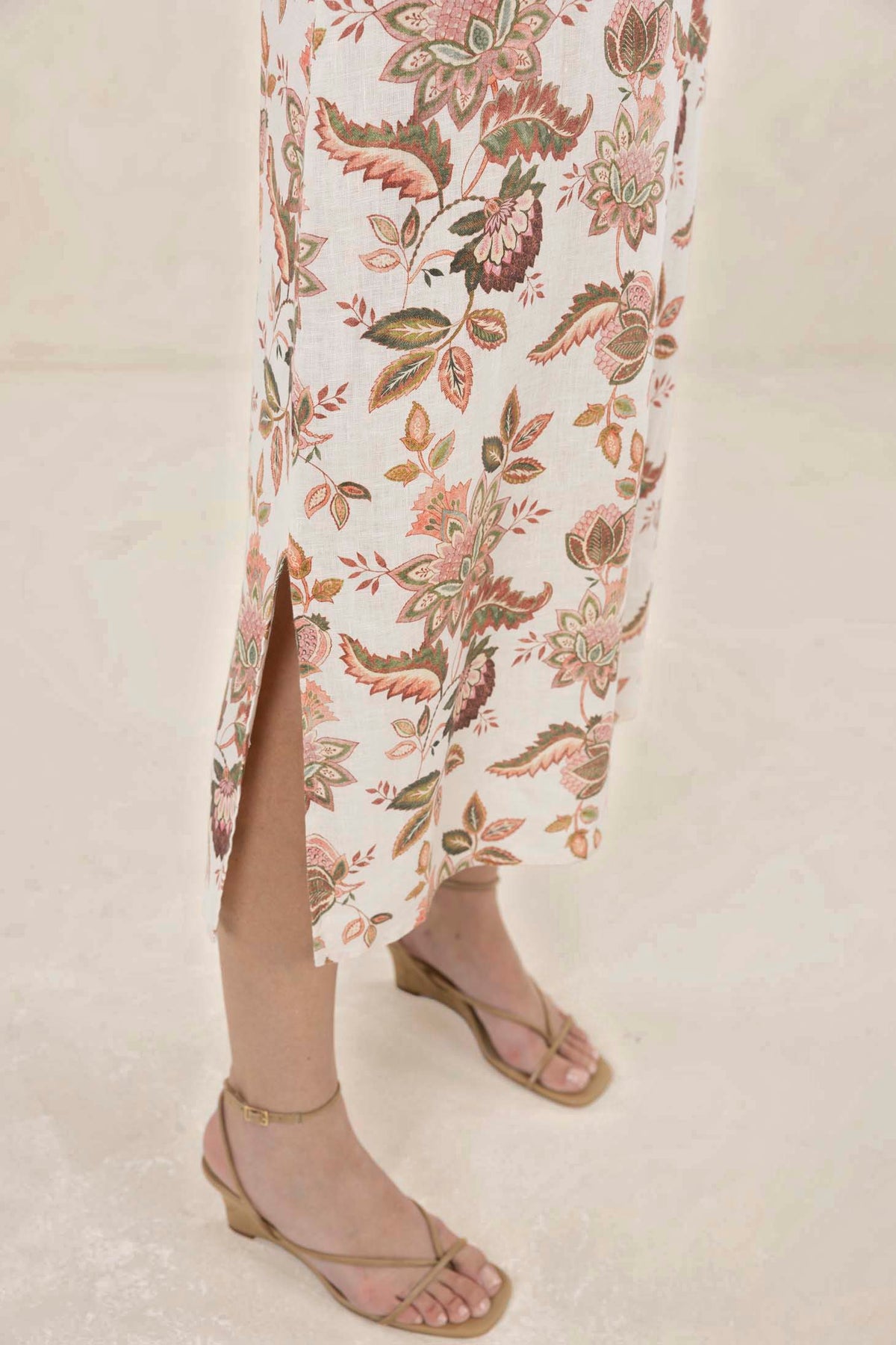 BOH/ROSE STRAPPY DRESS