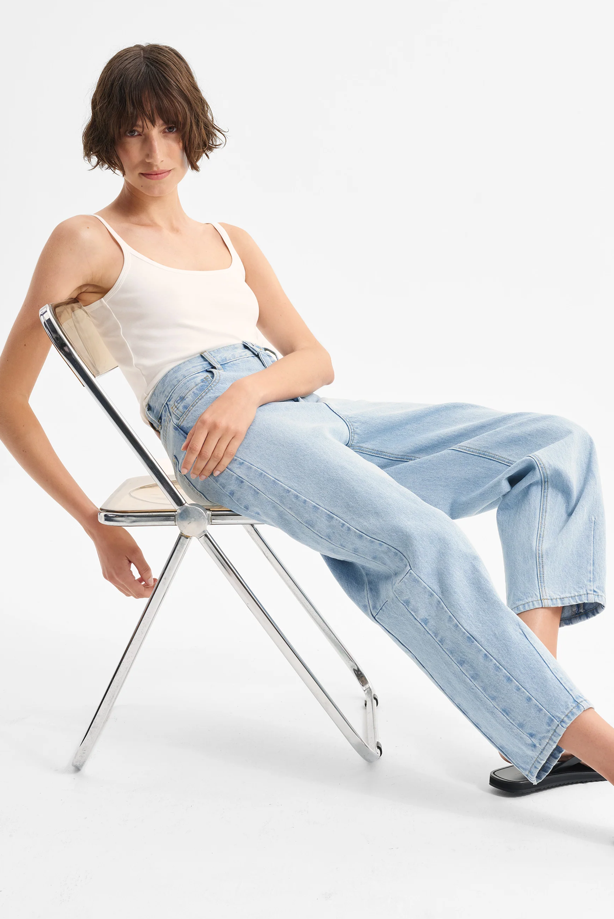 HUDSON BARREL DENIM JEAN