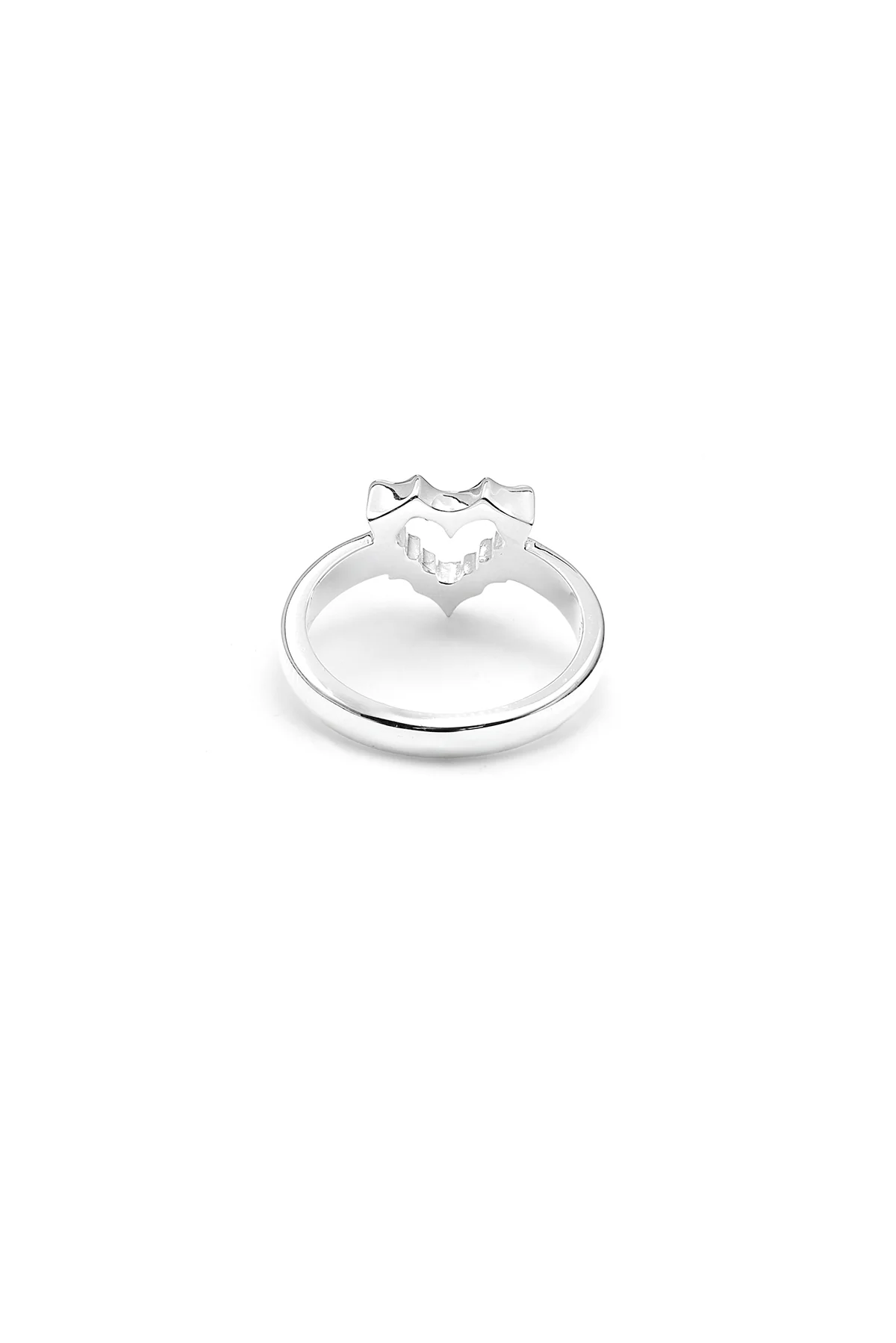 JAGGED HEART MINI RING