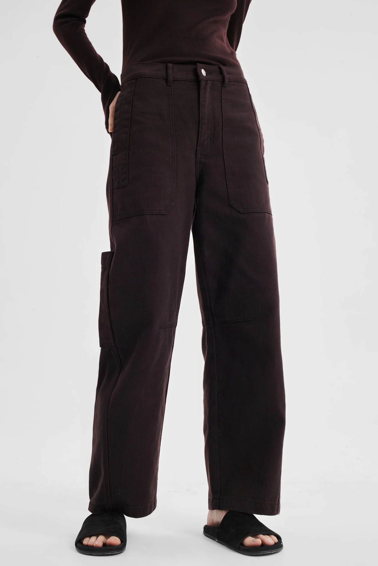 JENSEN DENIM CARGO JEAN