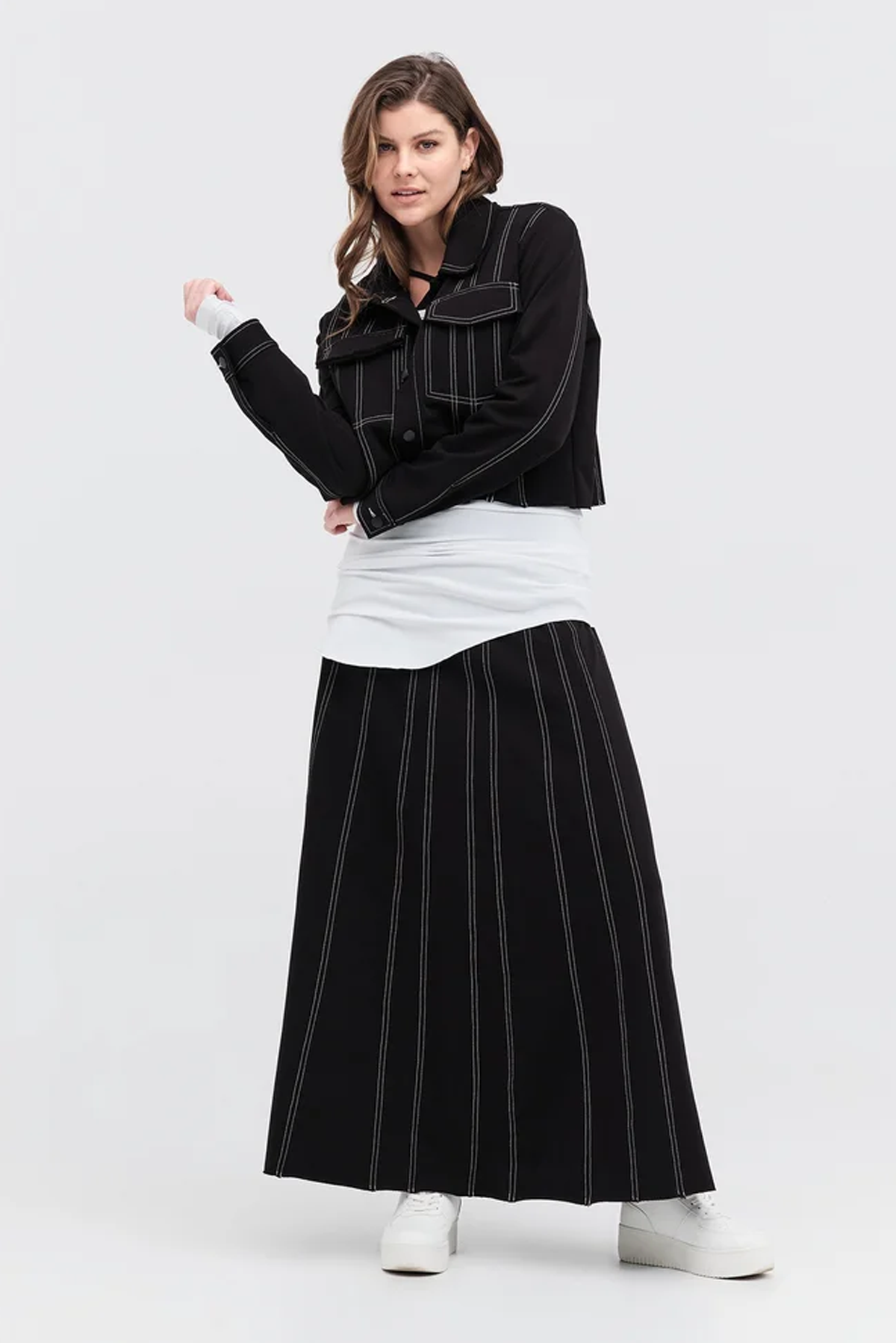 KNIT OPPOSITION JACKET