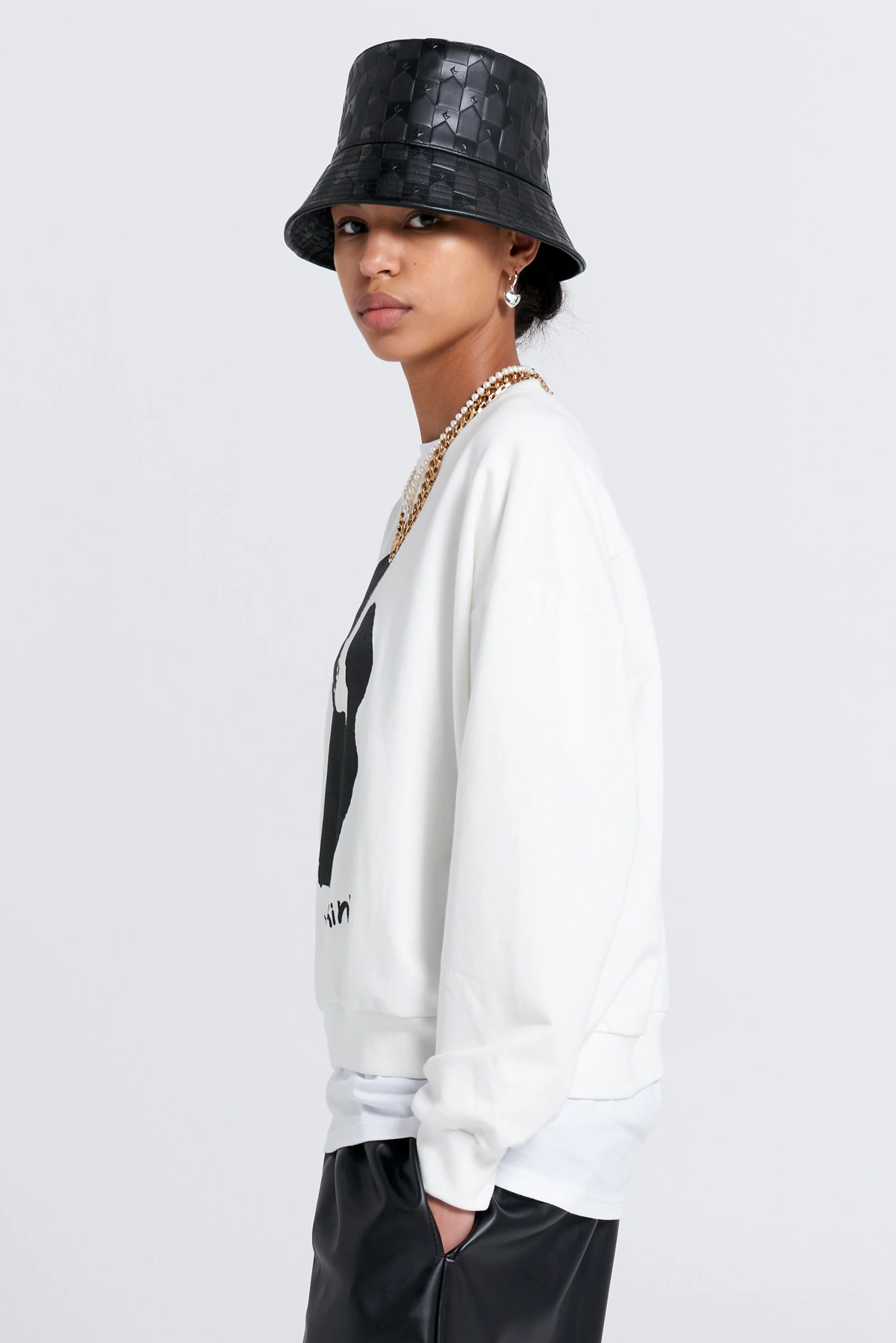 KEEP WALKING ORGANIC COTTON CREWNECK