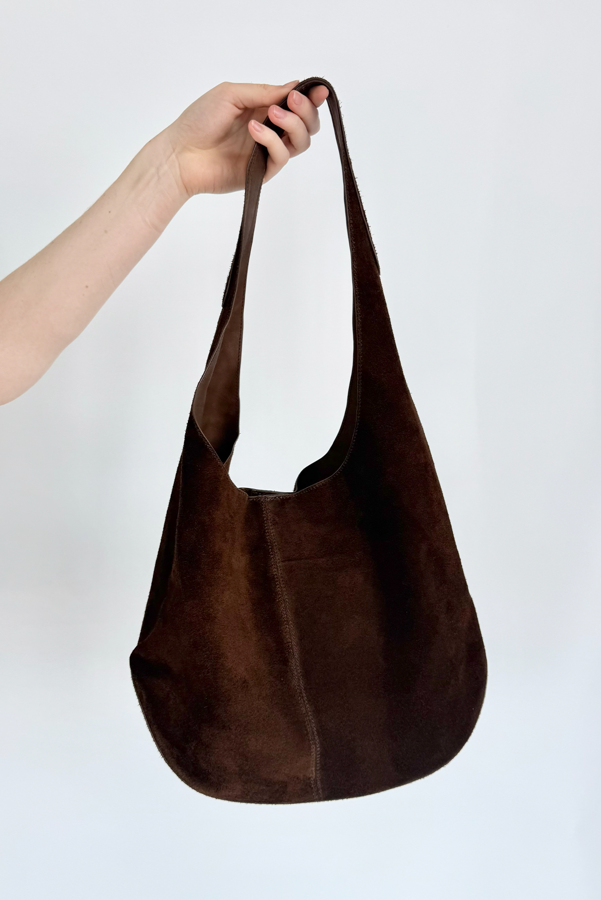 LANG SUEDE BAG
