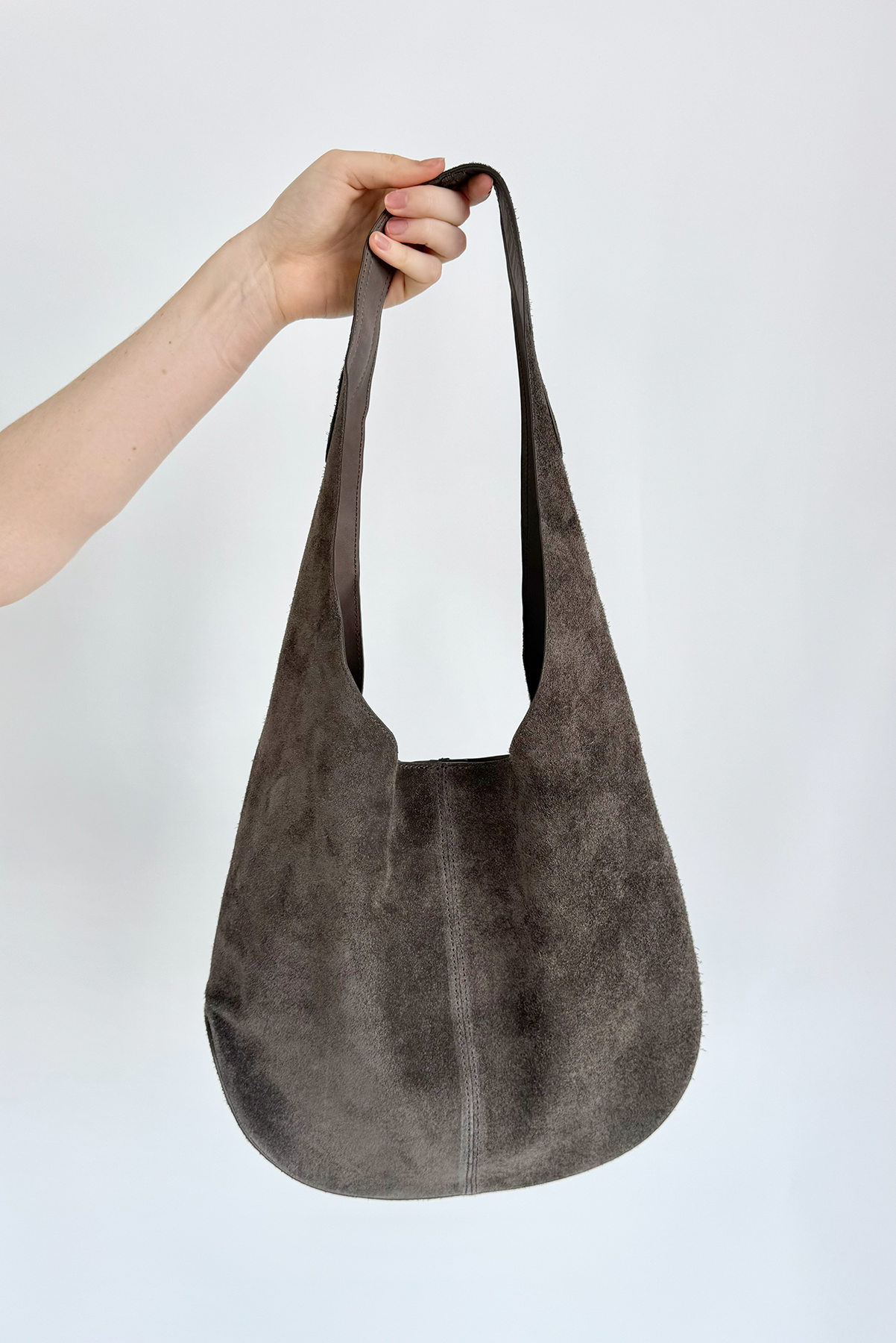 LANG SUEDE BAG