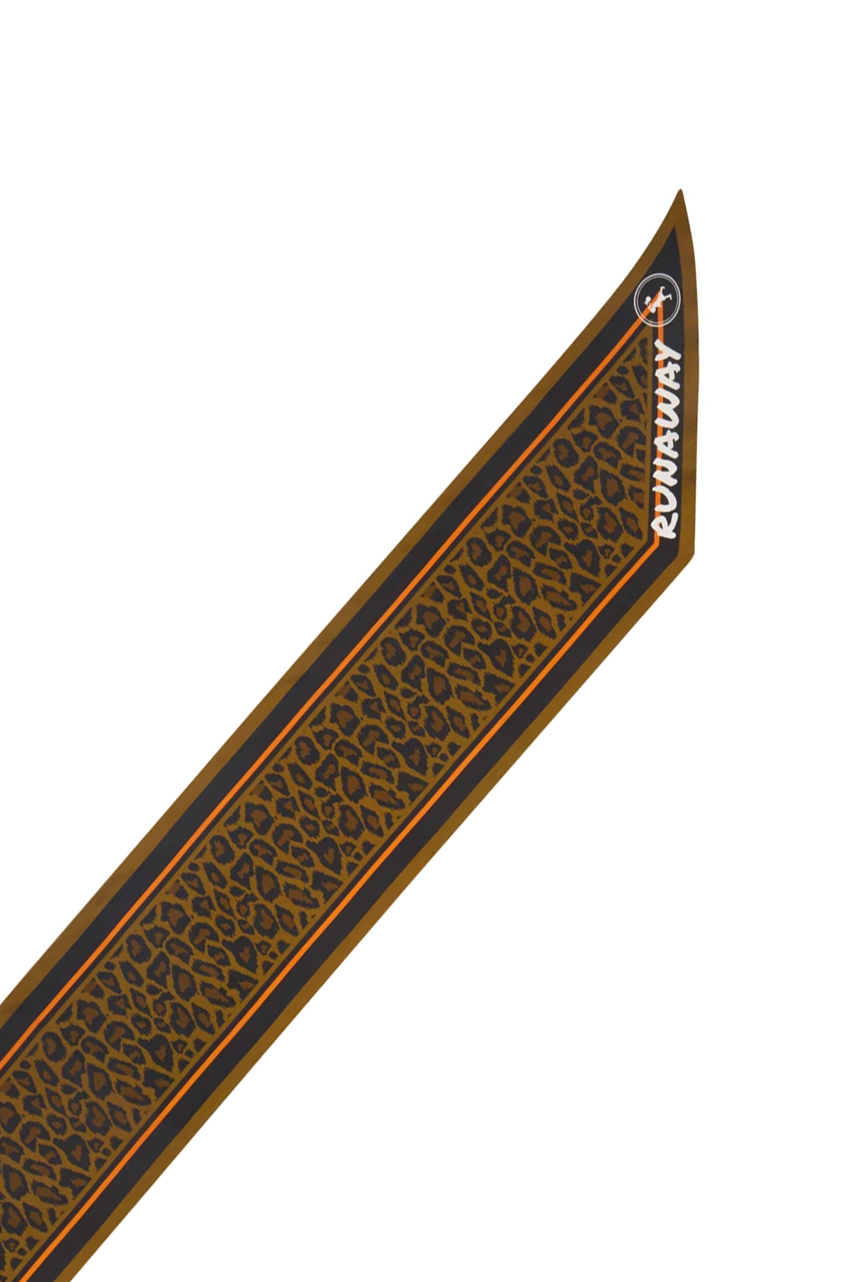 LEOPARD SASH SILK SCARF