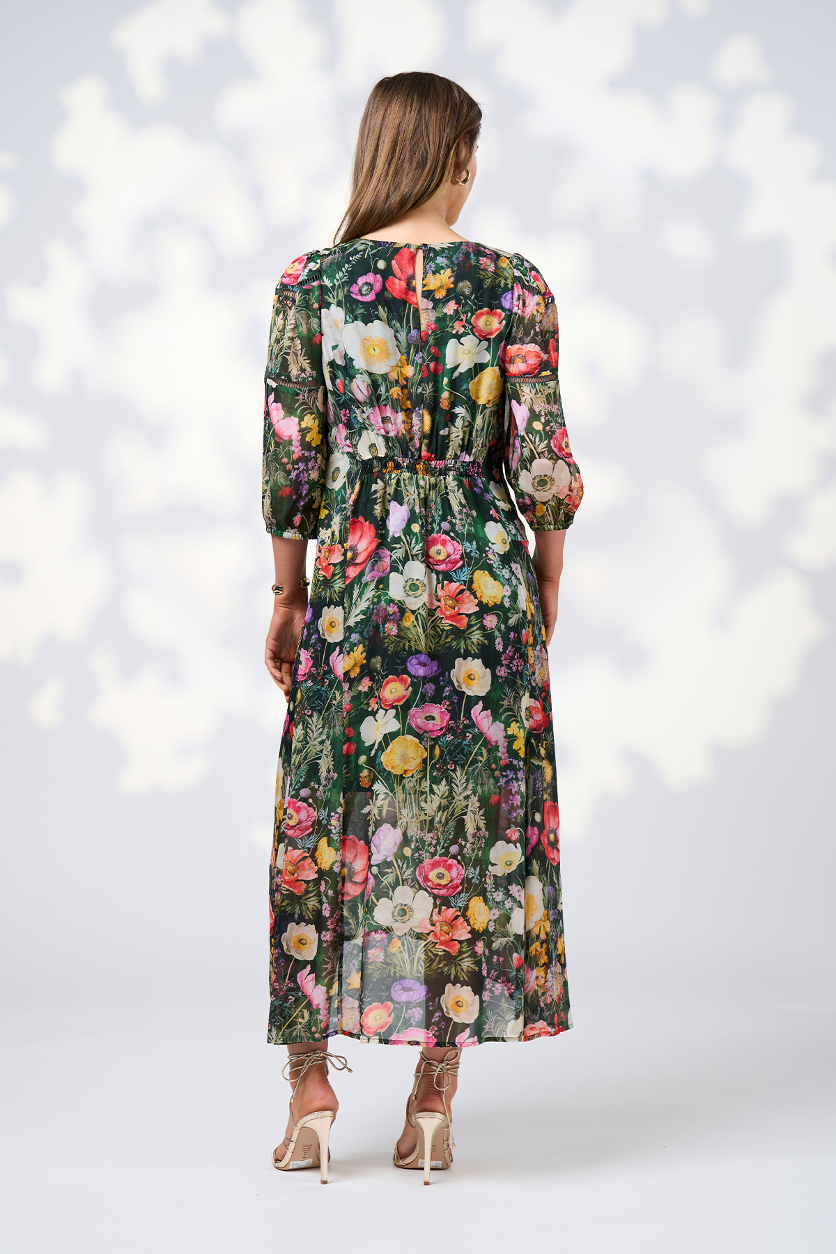 LOOKING GLASS MIDI DRESS