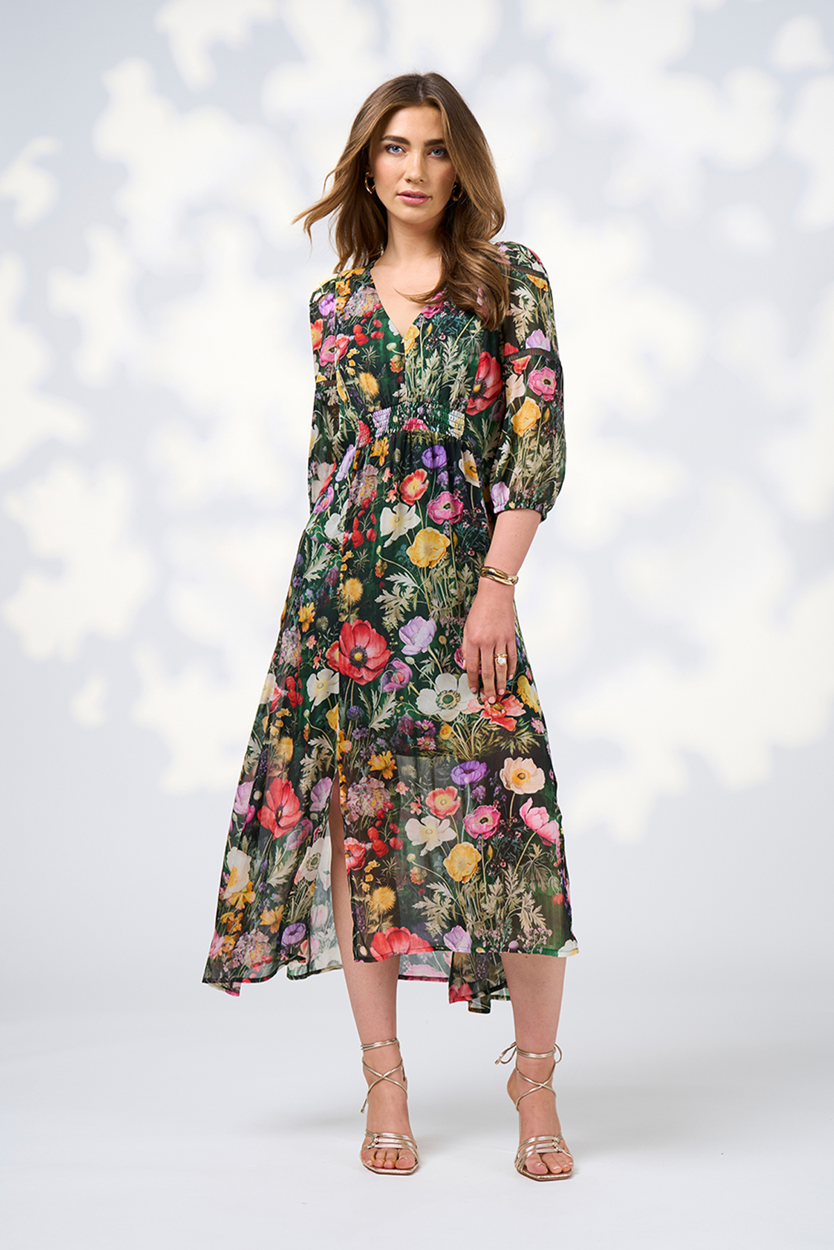 LOOKING GLASS MIDI DRESS