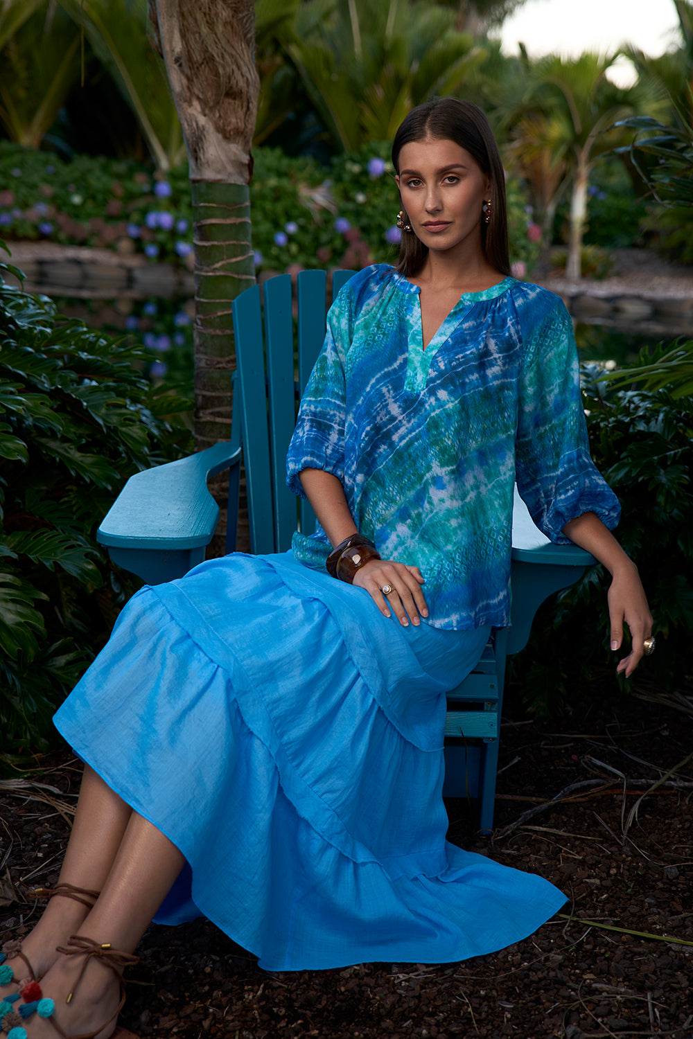 NOOR BLOUSE OCEAN