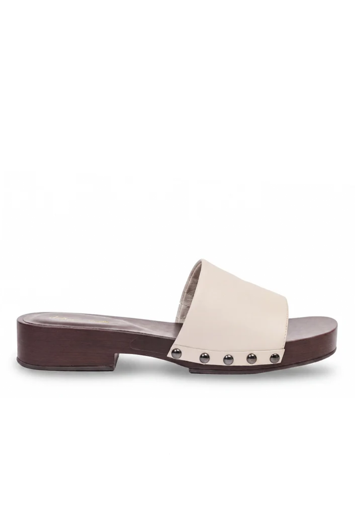 KATHRYN WILSON MARNI SLIDE STONE CREAM LEATHER